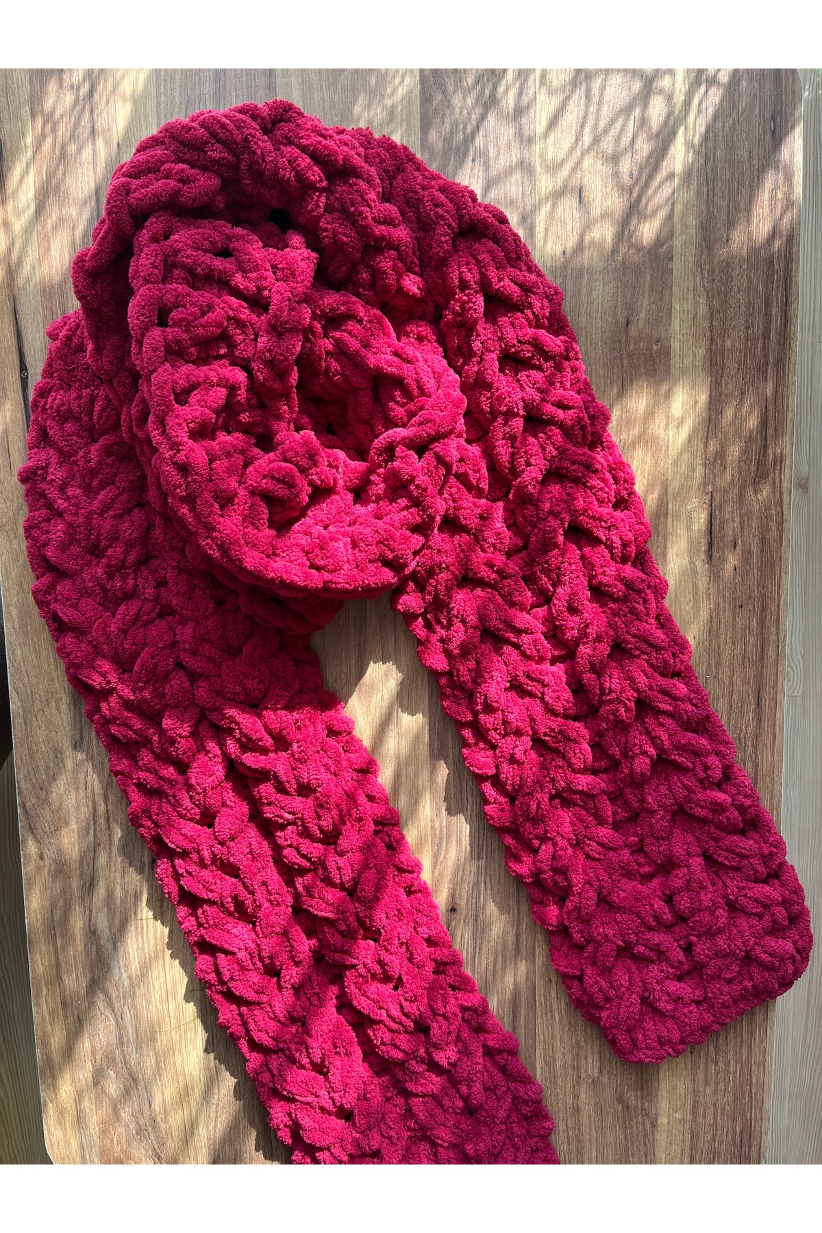 Alize-Puffy Soft Textured Spike Model Scarf 4