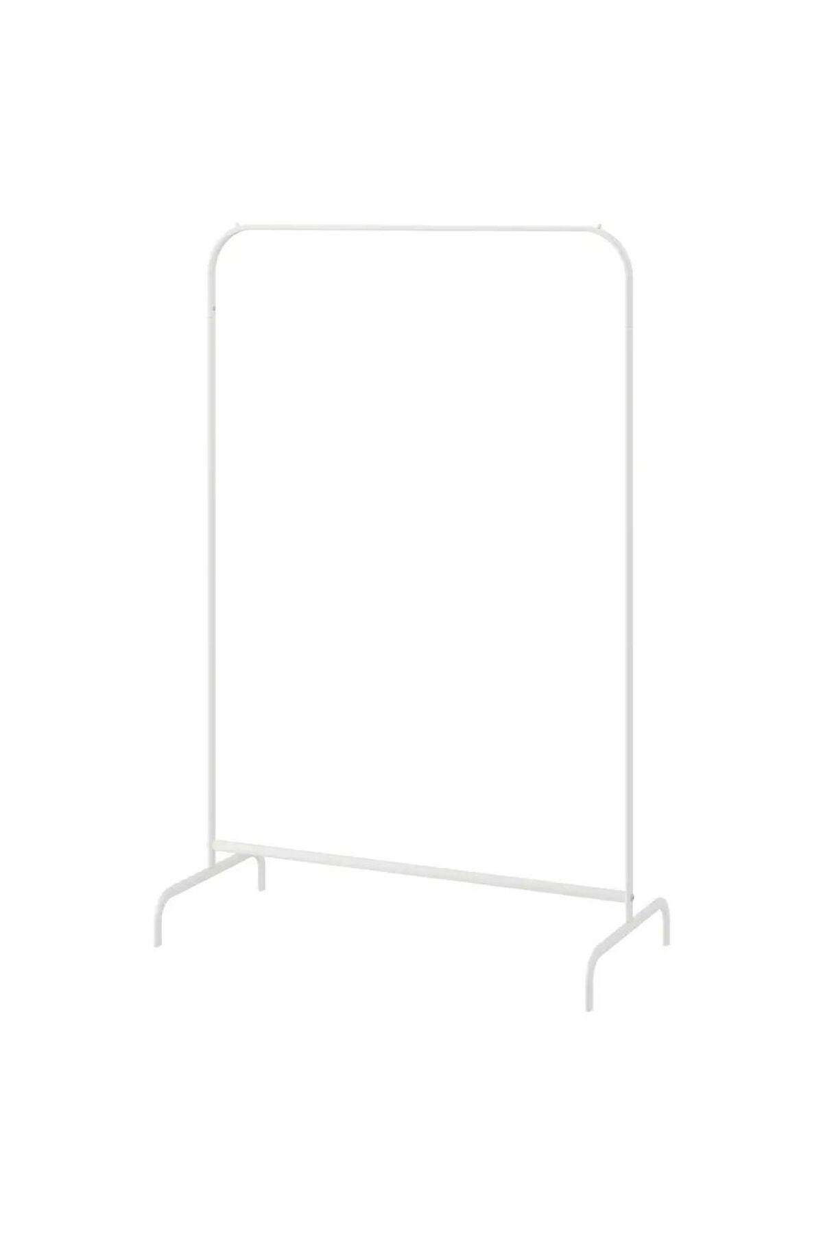 IKEA-Clothes rack, white, 99x152 cm 1