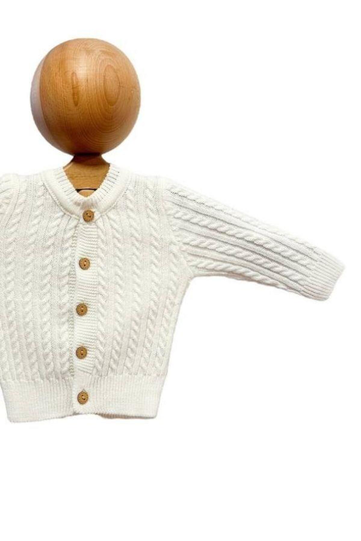 Zekids Erkek Bebek Triko Düğmeli Hırka fotoğrafı 4 (önizleme)