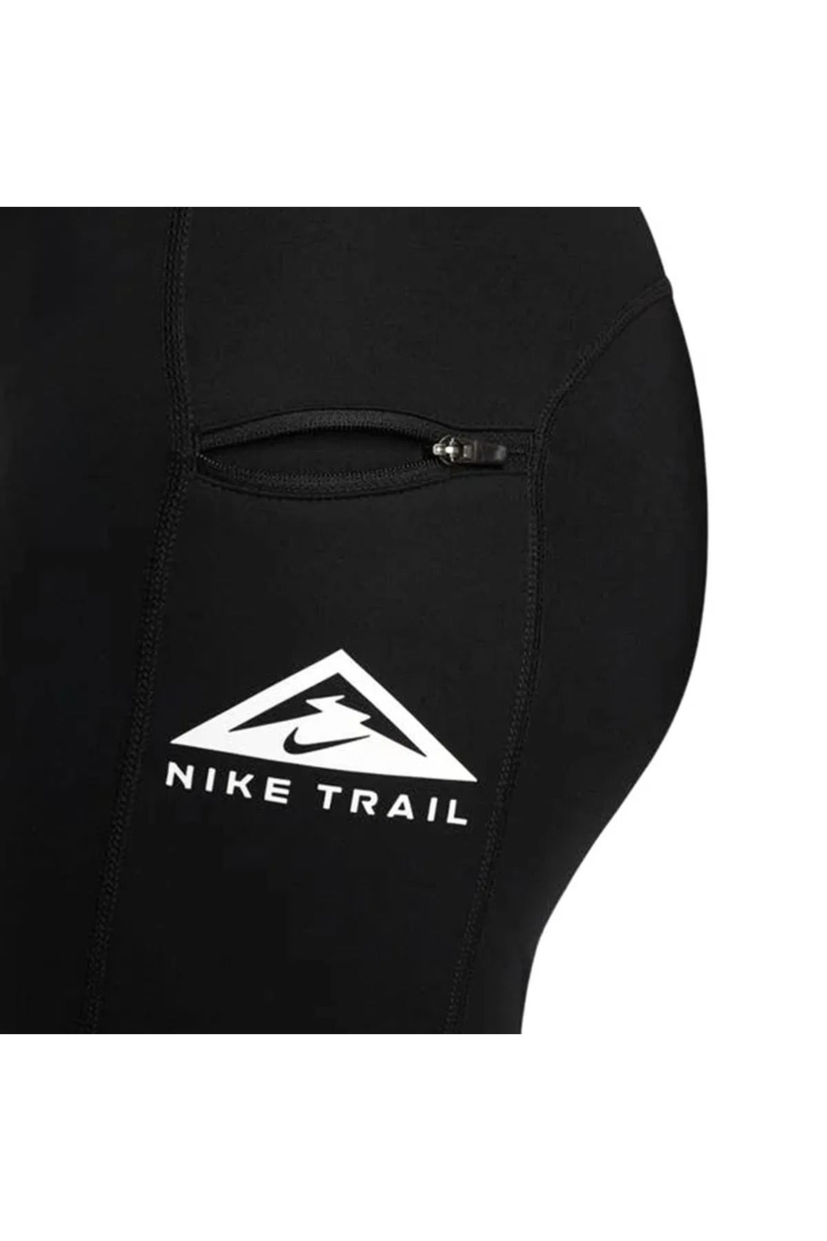 Nike-Dri-Fit Epic Luxe Trail Running Women's Black Sports Leggings Shorts Dm7573-010 5