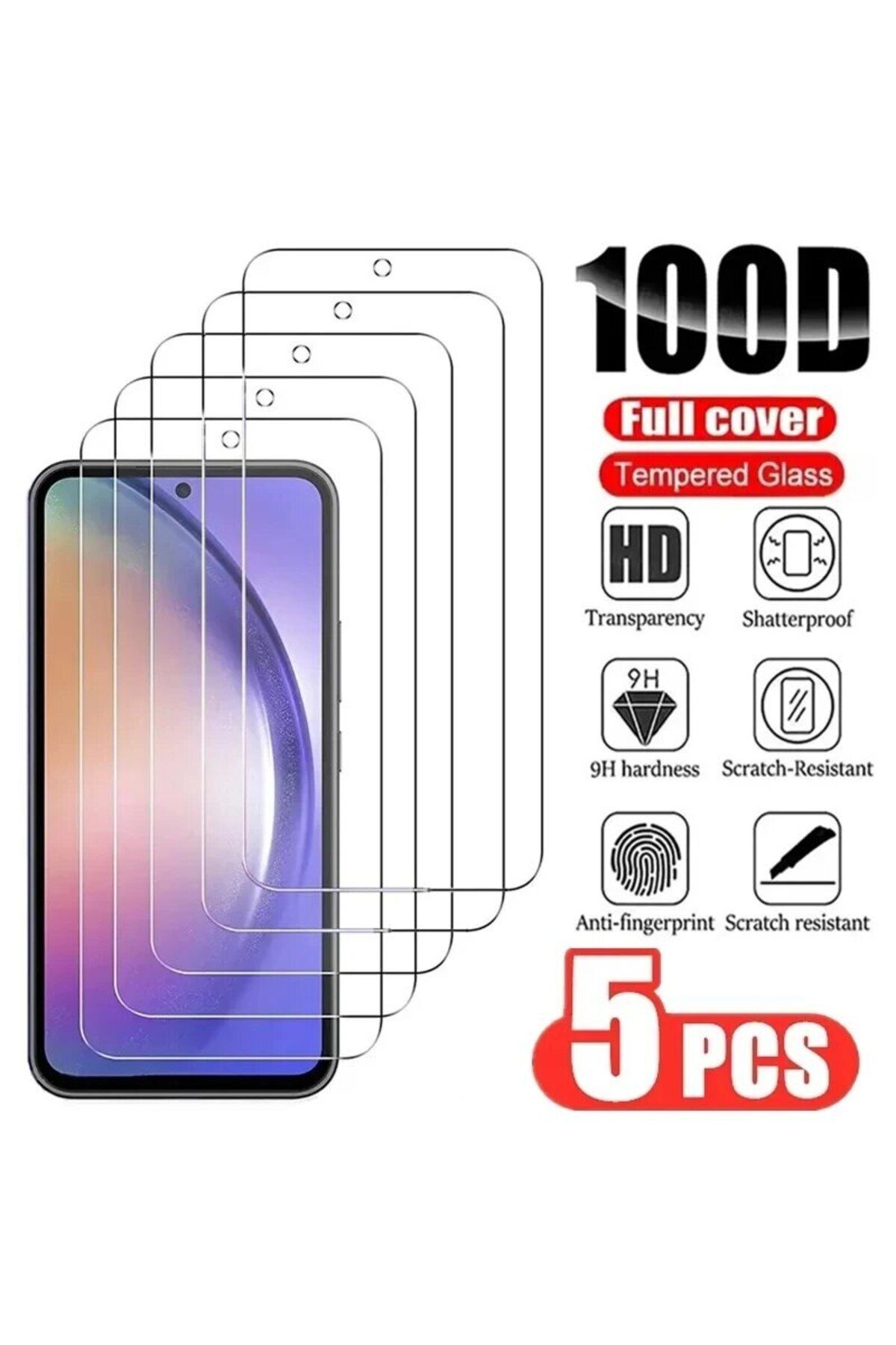 Choice-For Samsung A52 5pcs 5pcs Hd Screen Protector For Samsung Galaxy A51 A52 A53 A54 A70 A71 A72 A73 A12 1