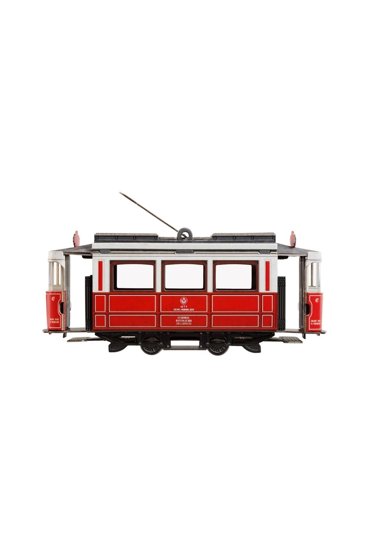umbum-Nostalgic Train (White Box) 3D Cardboard Puzzle Jigsaw Puzzle 3
