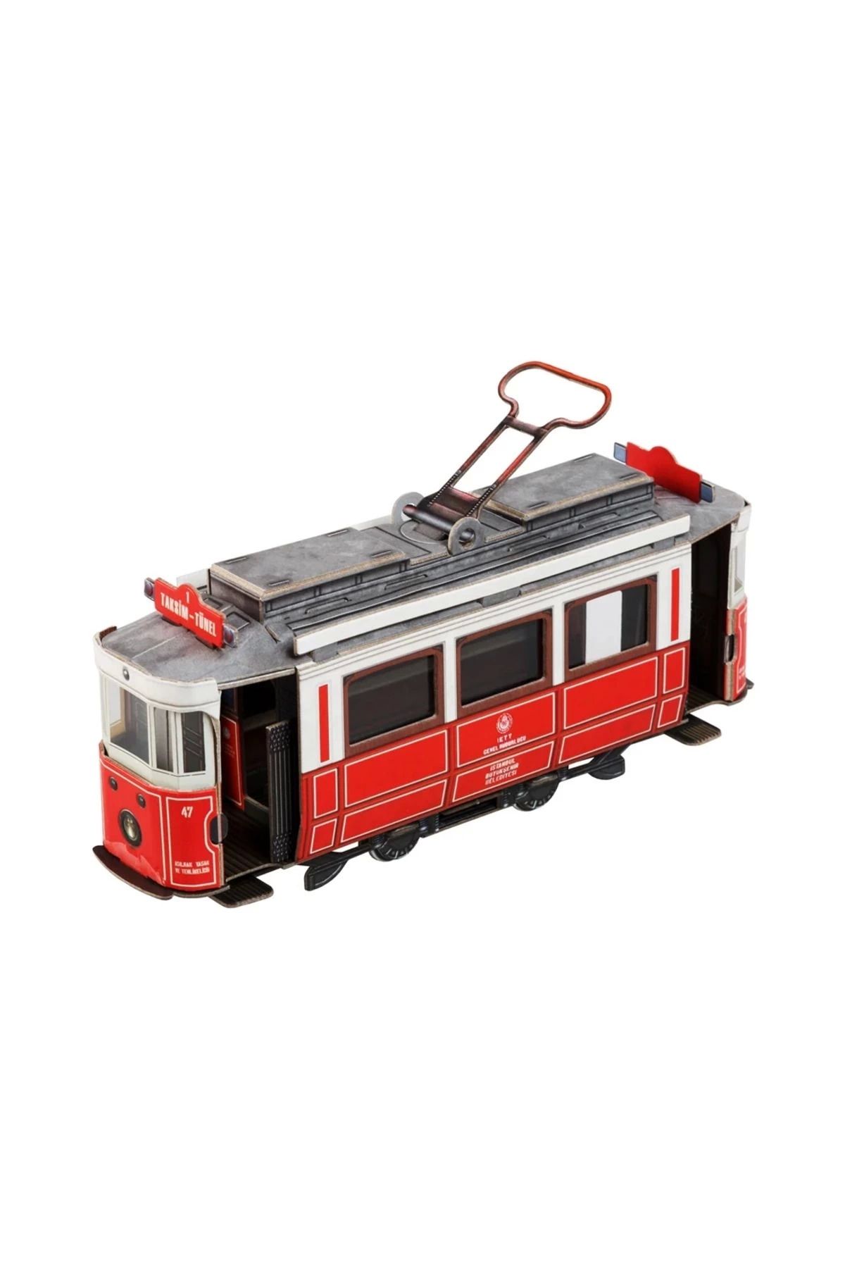 umbum-Nostalgic Train (White Box) 3D Cardboard Puzzle Jigsaw Puzzle 2