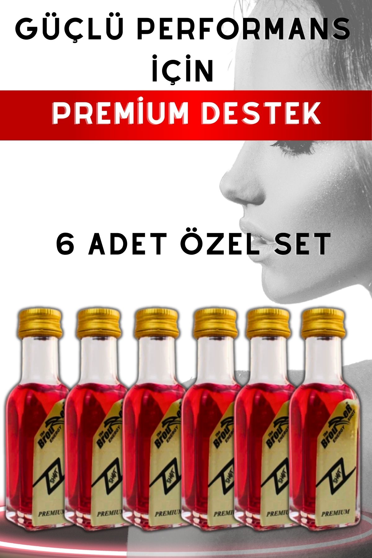 the brouzzer energy The Brouzzer Shot Içecek 20ML - 6'LI EKONOMİK SET Erkekler Için Düşük Kalorili ve Performans Artışı