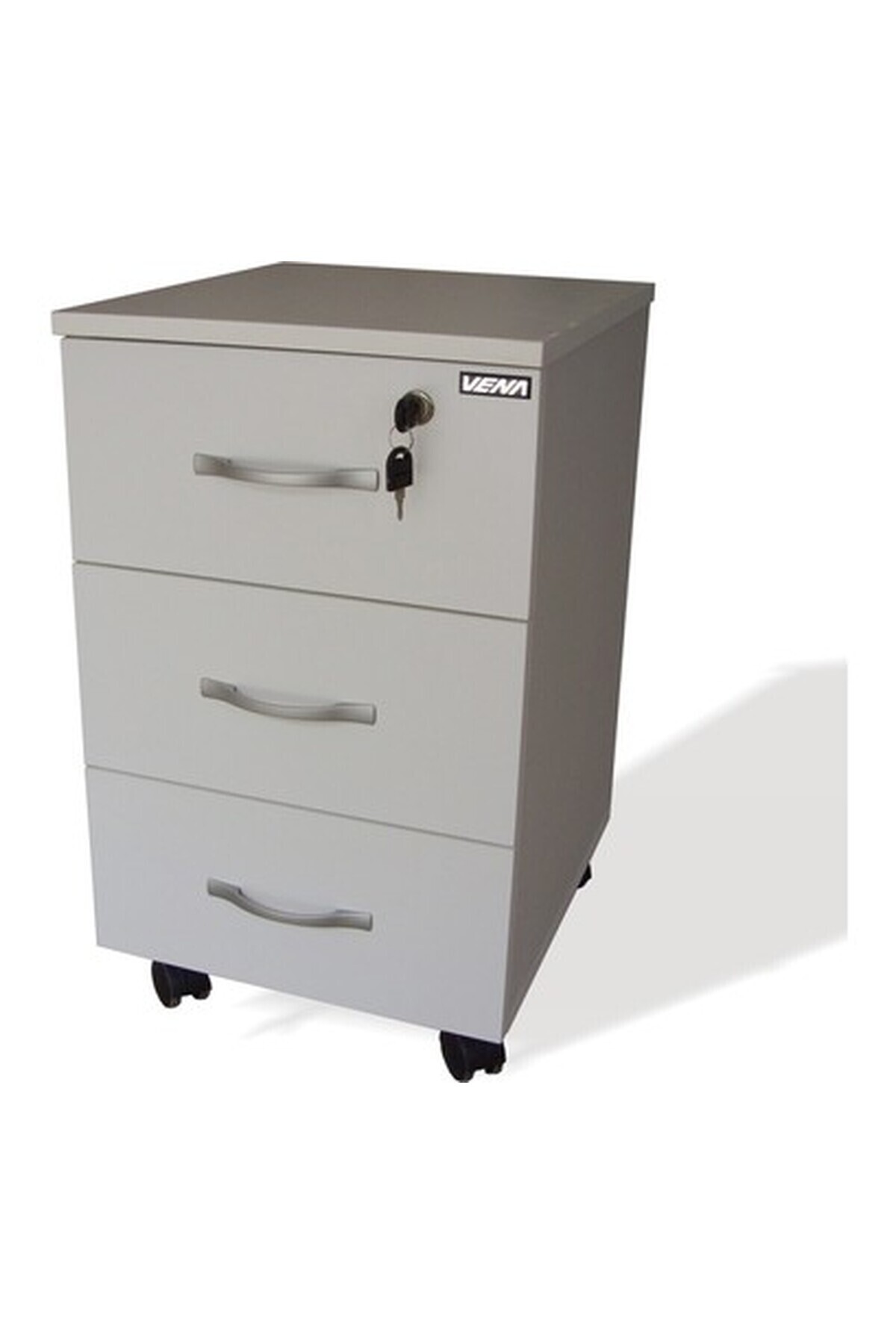 VENA 3 Çekmeceli Keson-Beyaz