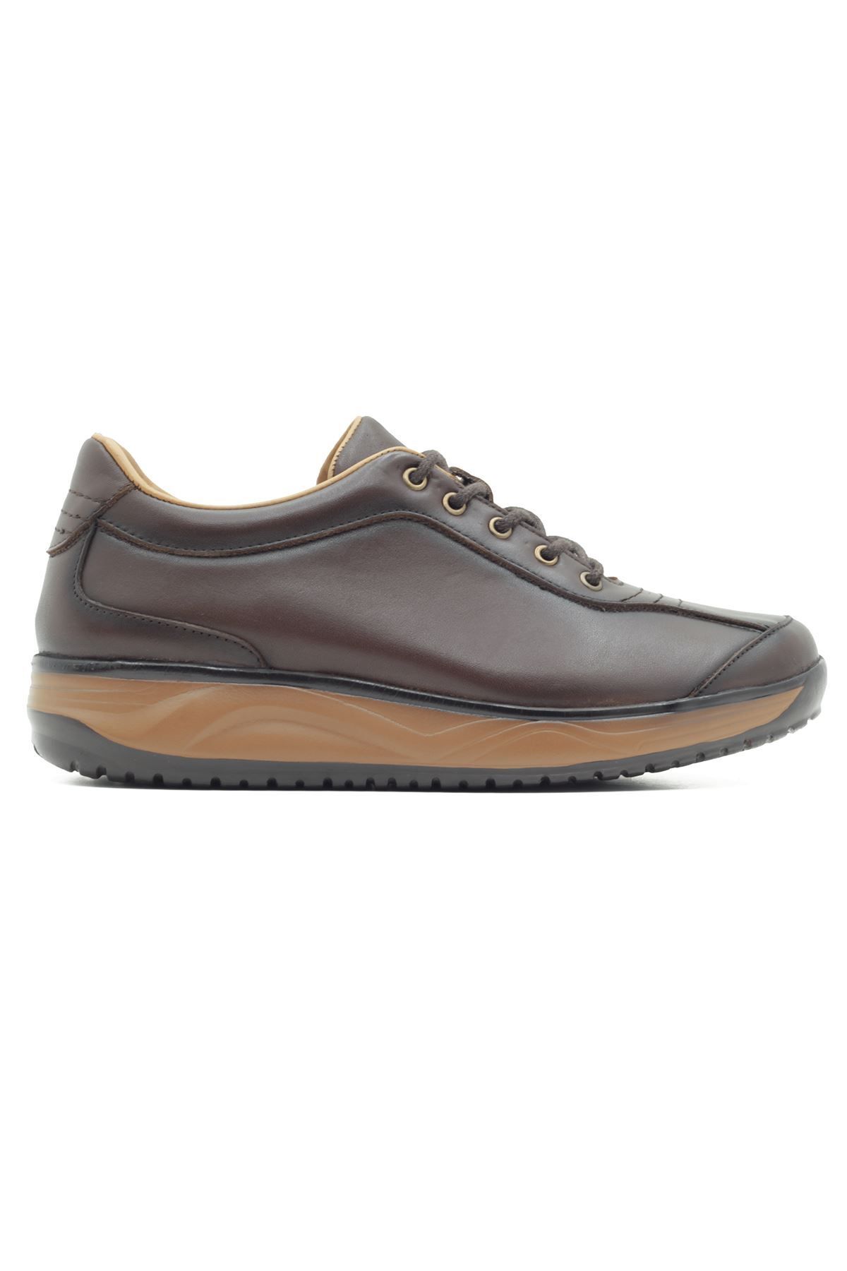 Barmea-Genuine Leather Men's Casual Walking Shoes - 2170 Brown 2