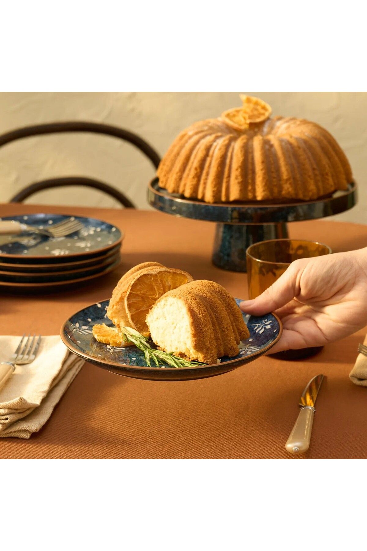 Karaca-Sven 7-teiliges Dessert-Service-Set für 6 Personen 7