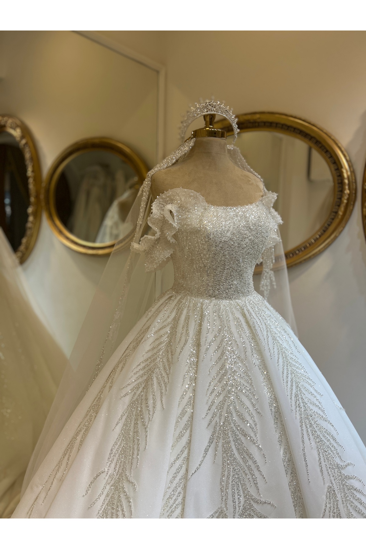 Wedding Dress,Pleated Wedding Dress