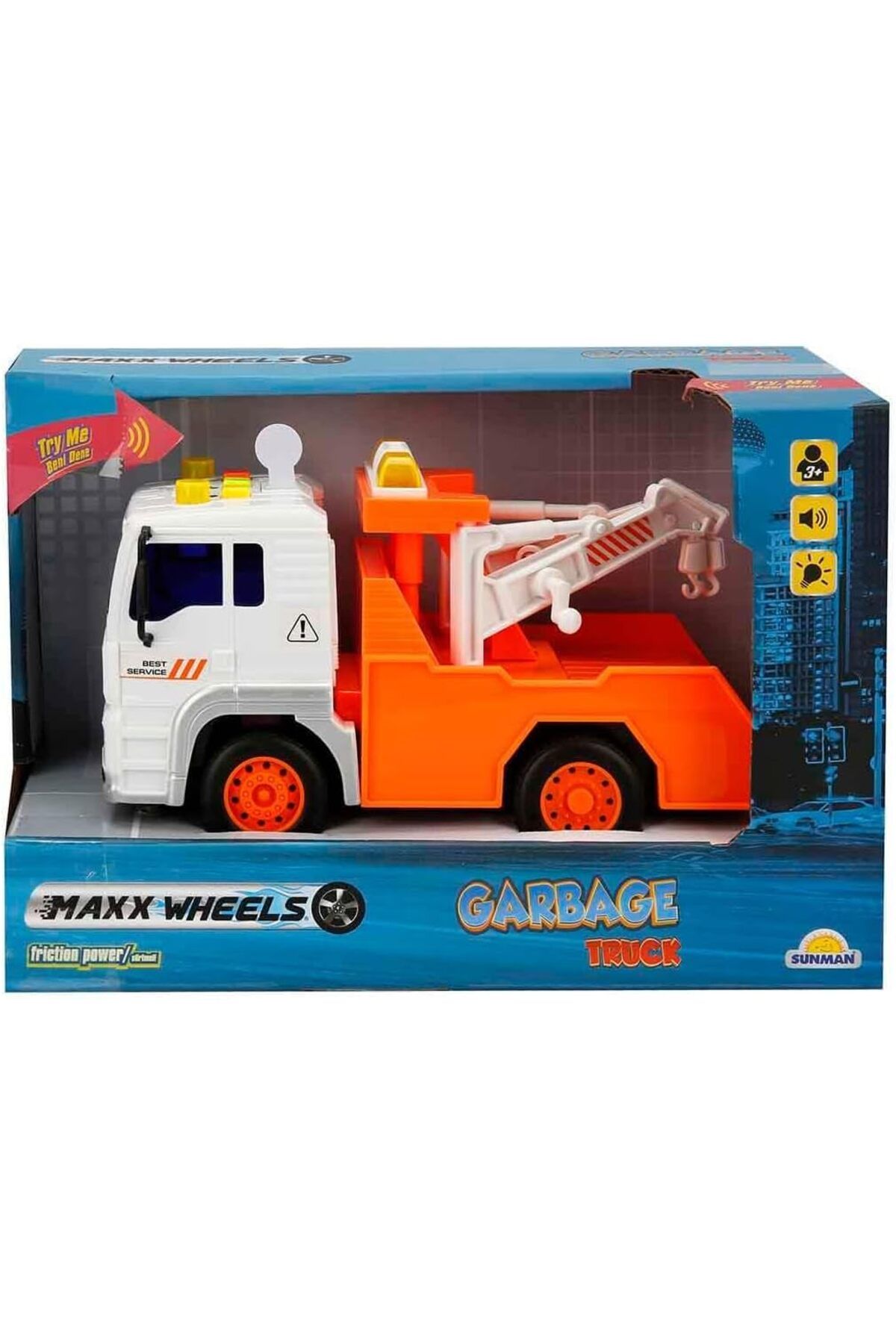 STOREMAX nffashopm Wheels 1/20 Çöp Kamyonu/Tanker/Çekici Rtr Ses/Işik Fr.3A. storestarx 1051353
