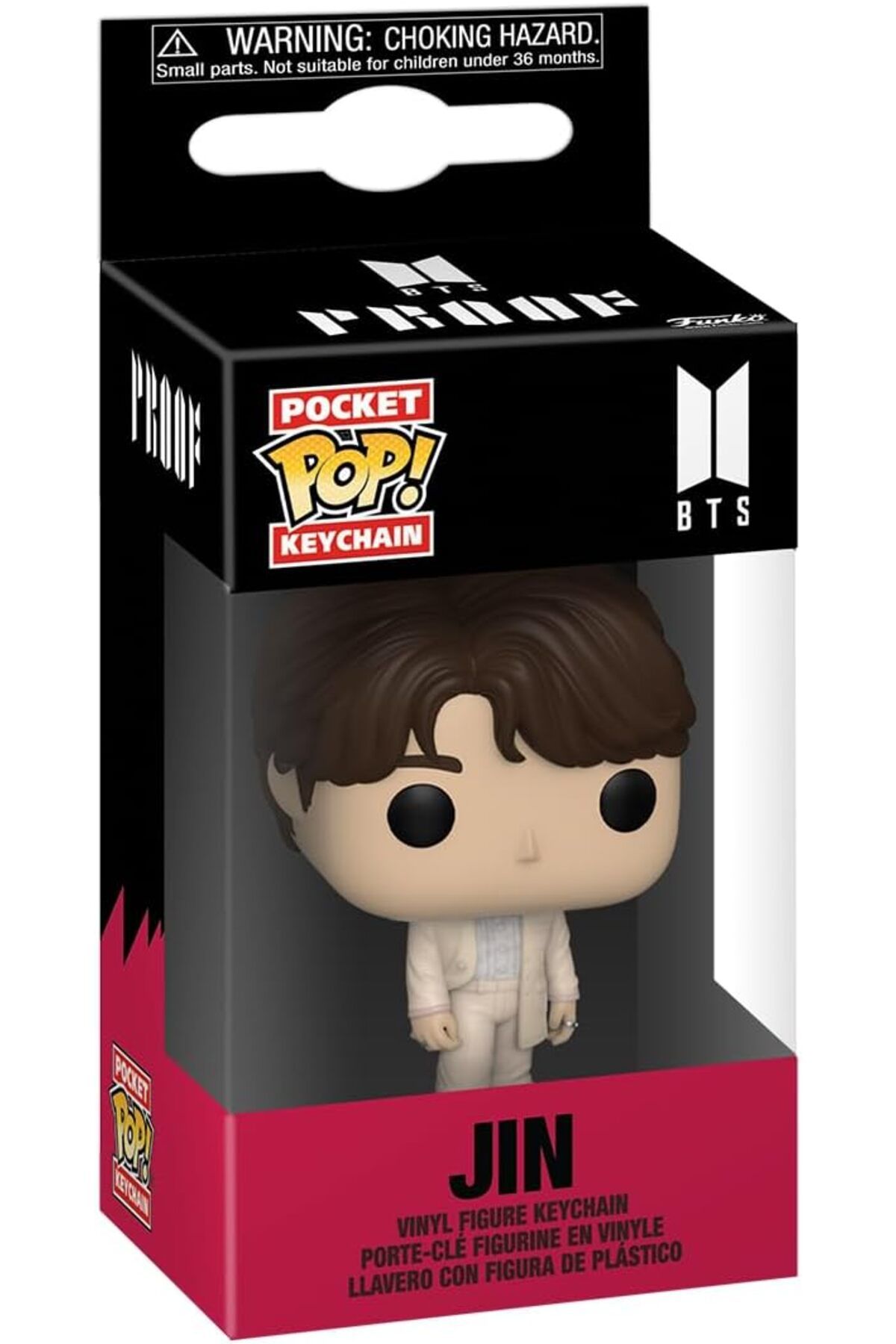 STOREMAX lbstorex Pop! Anahtarlık: BTS – Jin – Vinil mini figür, koleksiyon, orijinal anahtarlık, çor