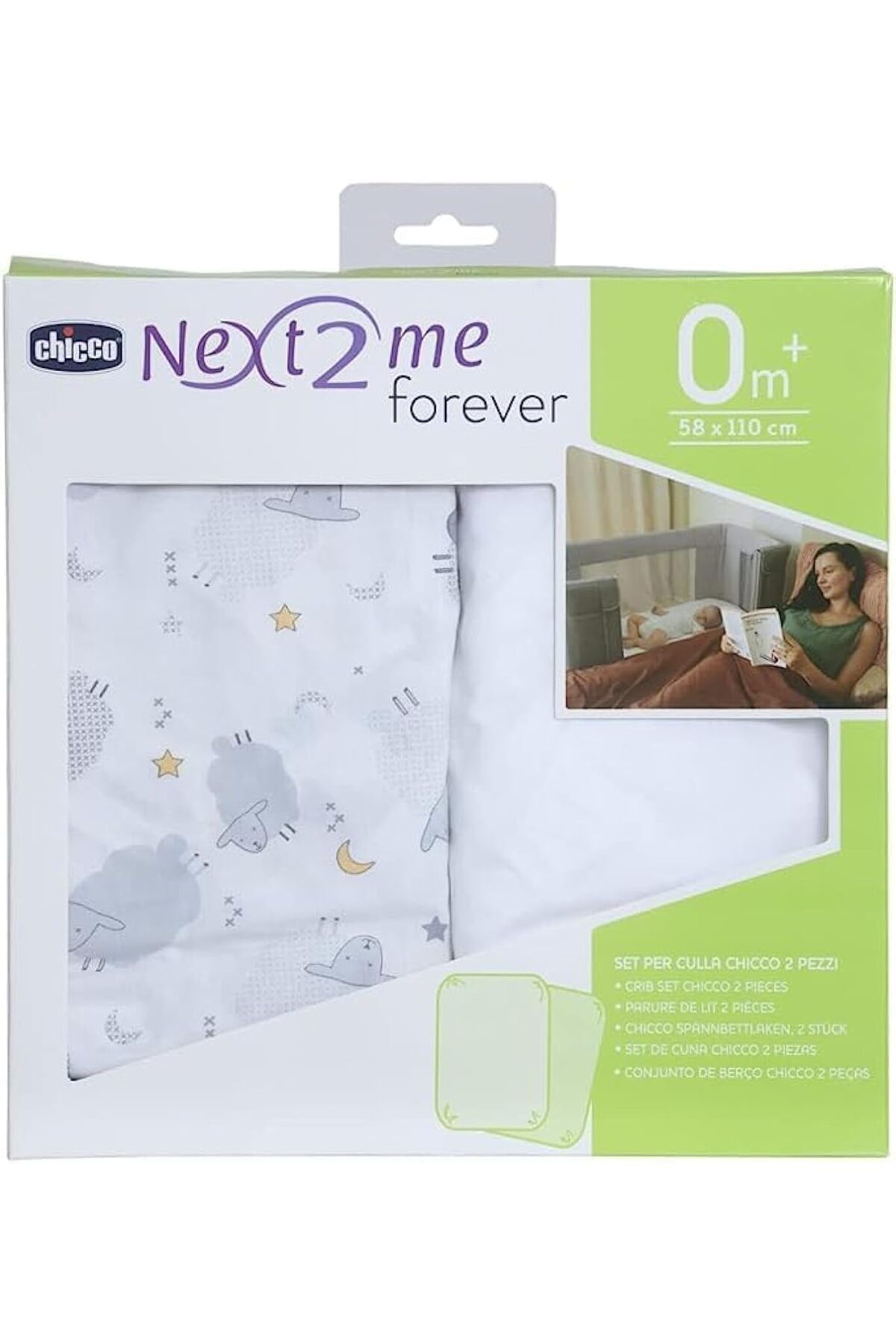 STOREMAX htpshopmx Crib N2M Forever Grey Sheep Çarşaf str http 1092444