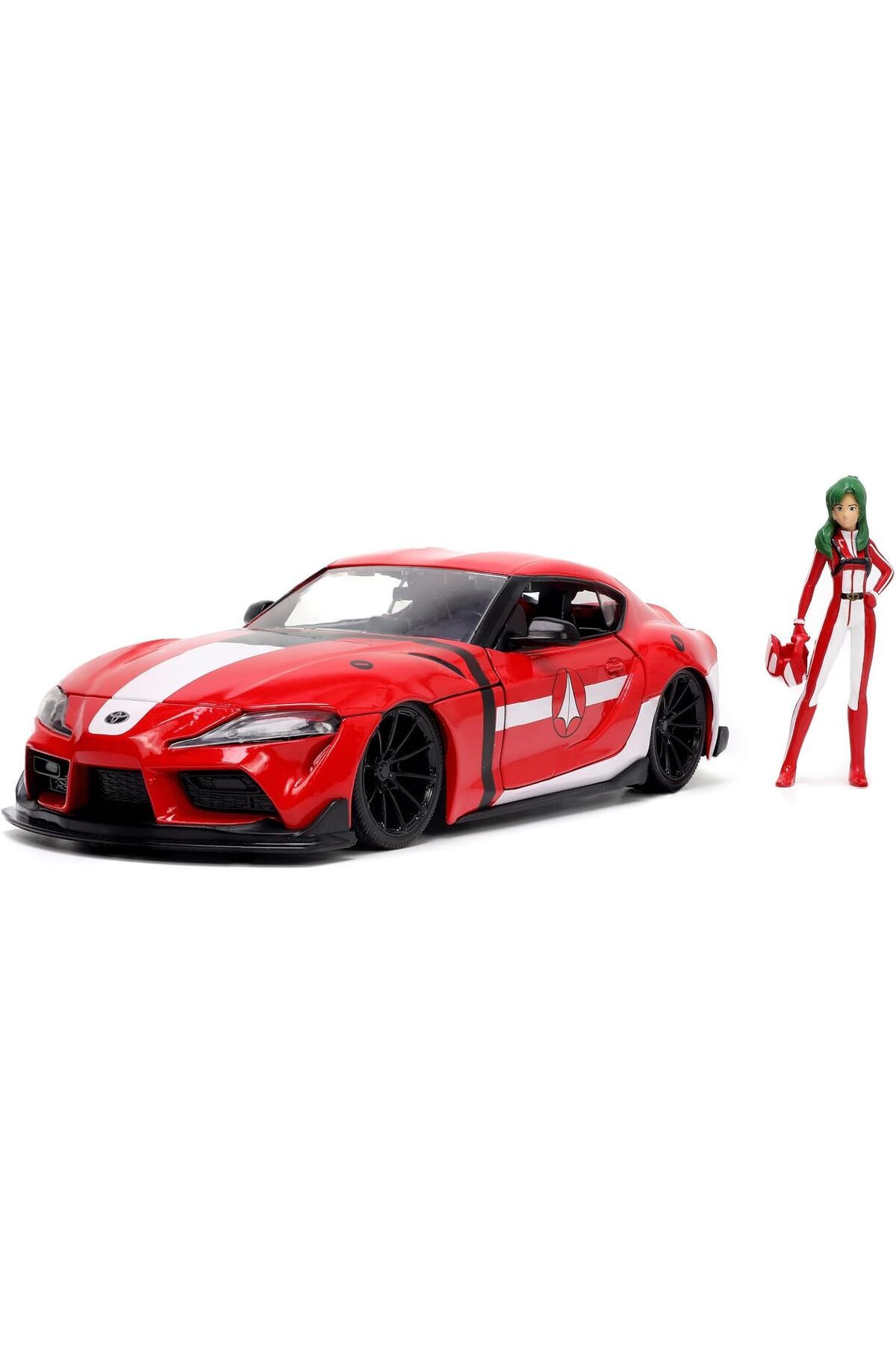 STOREMAX nffashopm 253255053, Robotech, Die-Cast (Metal), Toyota Supra, Serbest Tekerlek, Açılabilen Parça