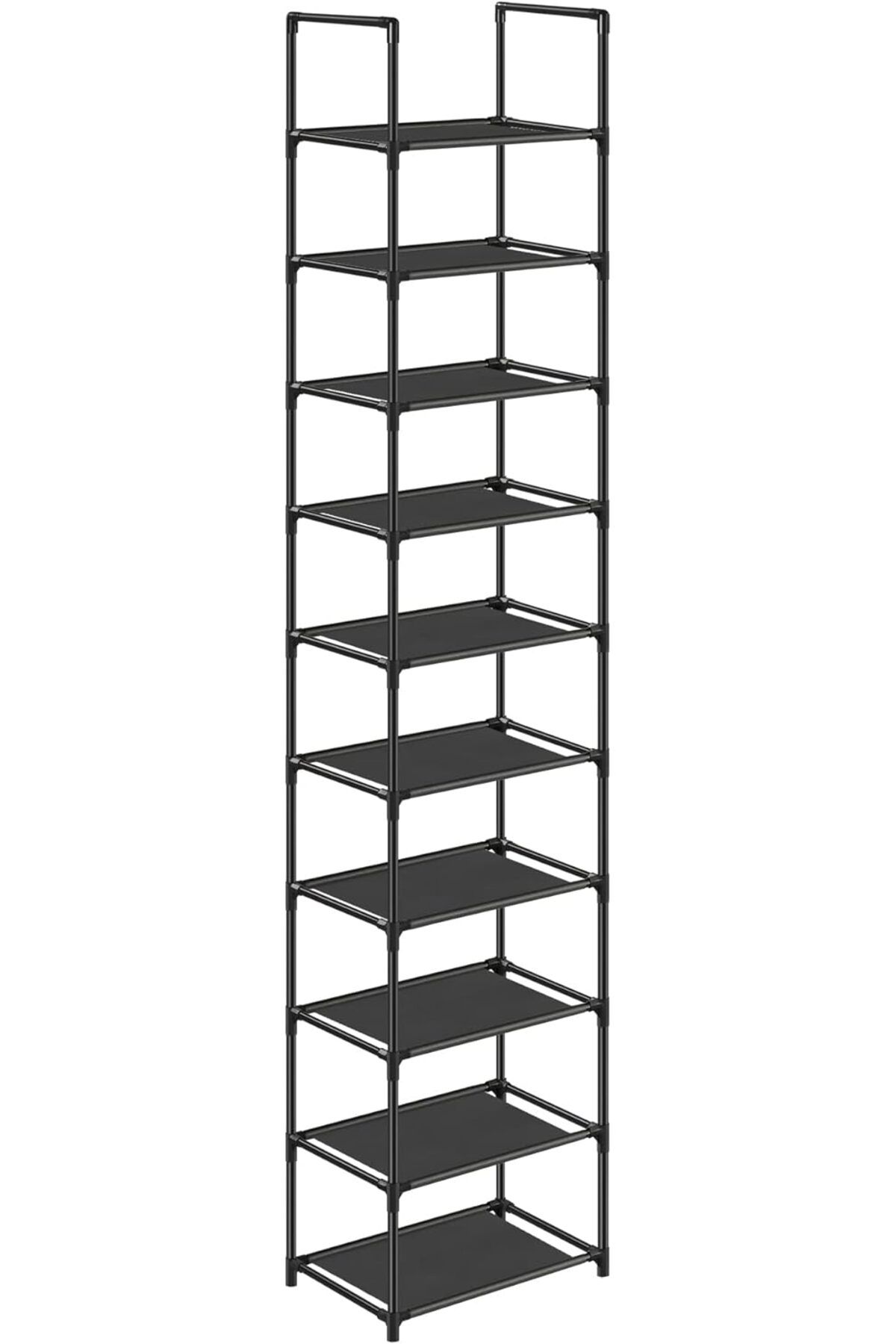 STOREMAX mrttnca 10 katlı ayakkabı rafı, ayakkabı standı, yerden tasarruf sağlayan ayakkabı saklama, 3