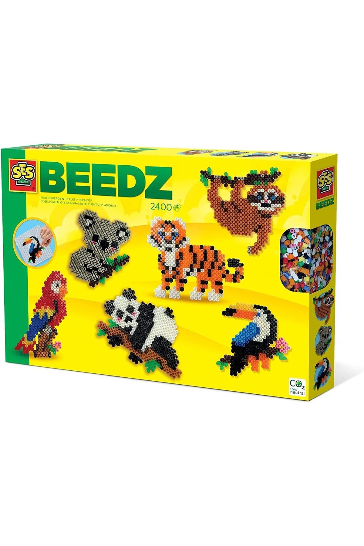 STOREMAX bystoreby Creative Beedz- Ütü Boncuk Seti - Orman Hayvanları NewDesing 646268