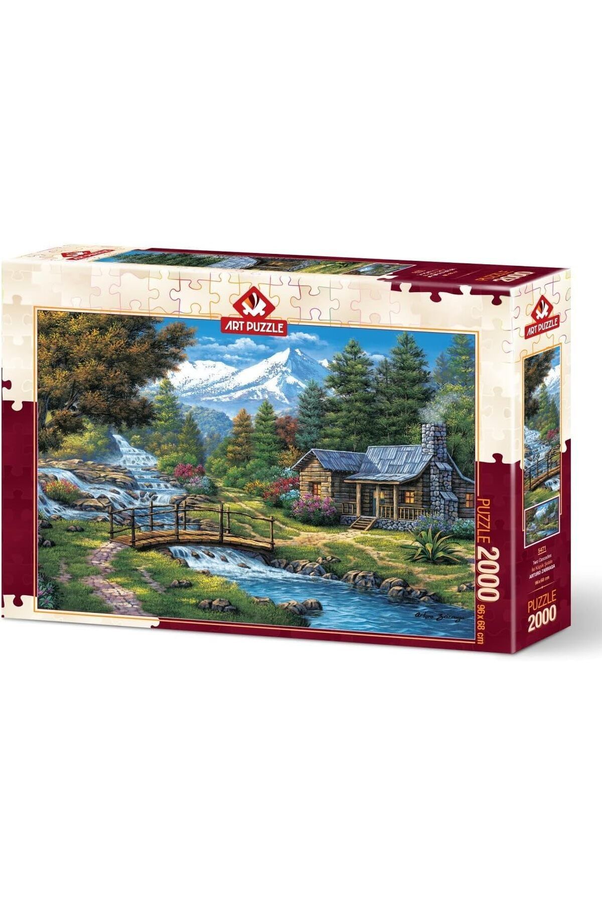 STOREMAX srh Puzzle İki Küçük Şelale 2000 Parça Puzzle trendy 266450