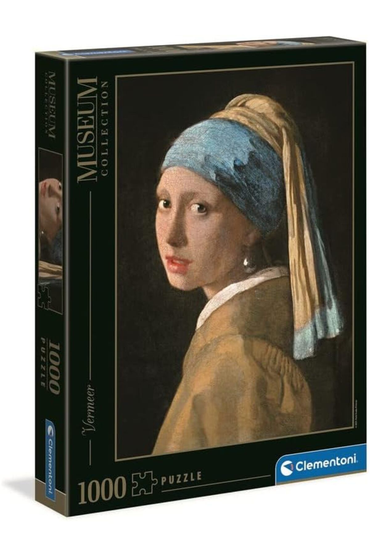 STOREMAX htpshopmx - 1000 Parça Museum Collection Yetişkin Puzzle - Vermeer “Girl With A Pearl Earring”