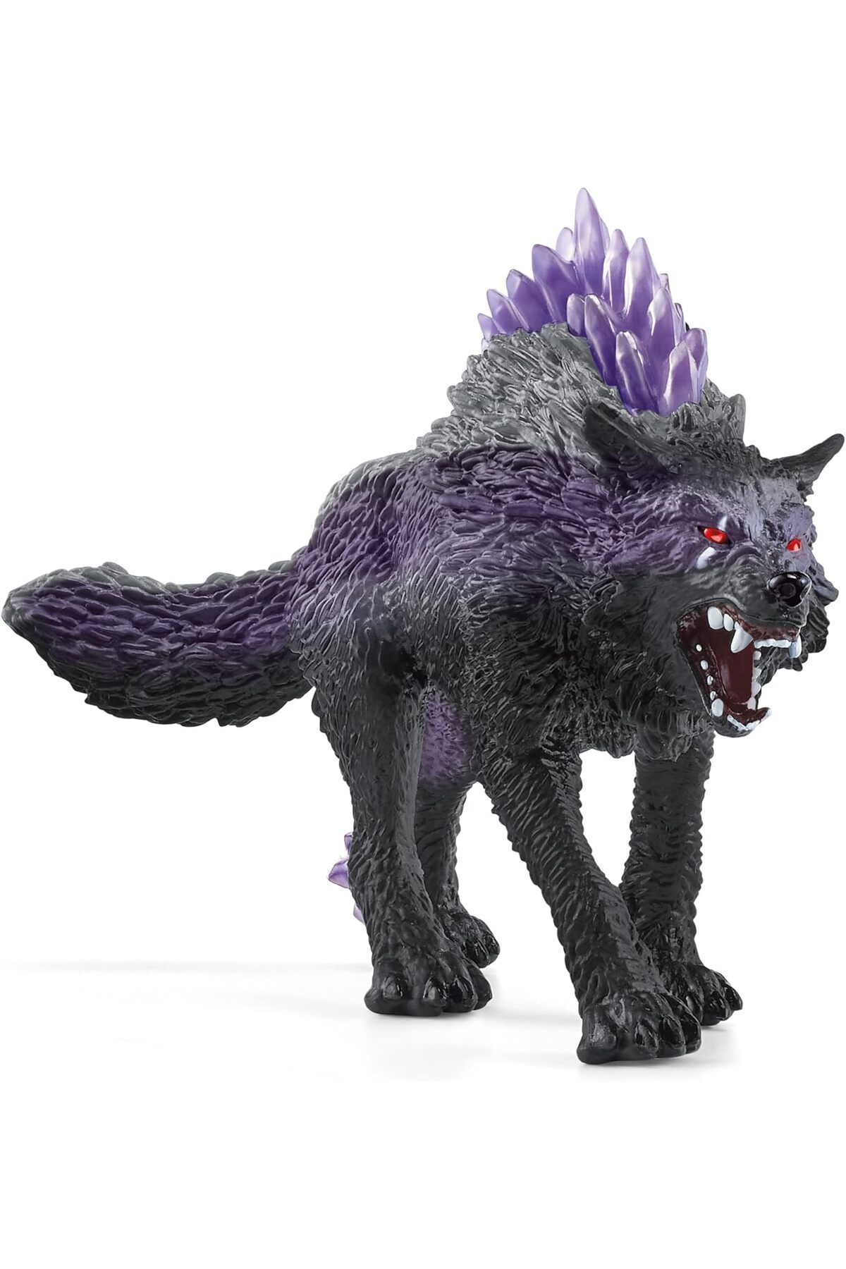 STOREMAX nslmshop Eldrador Creatures Efsanevi Gölge Kurt Aksiyon Figürü - Mor Kaban ve Yarı Saydam Sırt