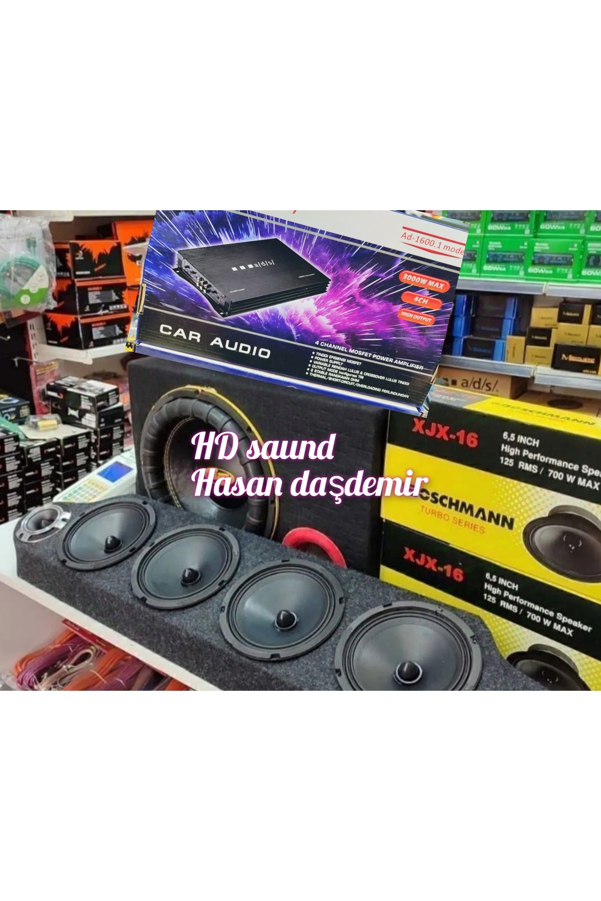 Boschmann 16cm midrange 125rms hazır set kampanyası