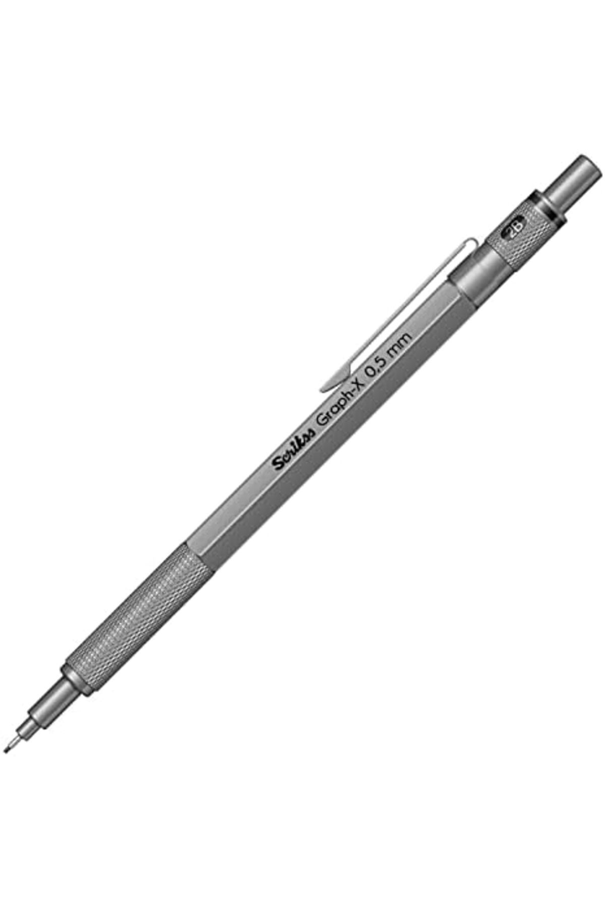 MERTONLİNE-Mrtshop Office Graphx Mechanical Pencil Lead Grey 0.5 mm Newxdesingx 529847 3