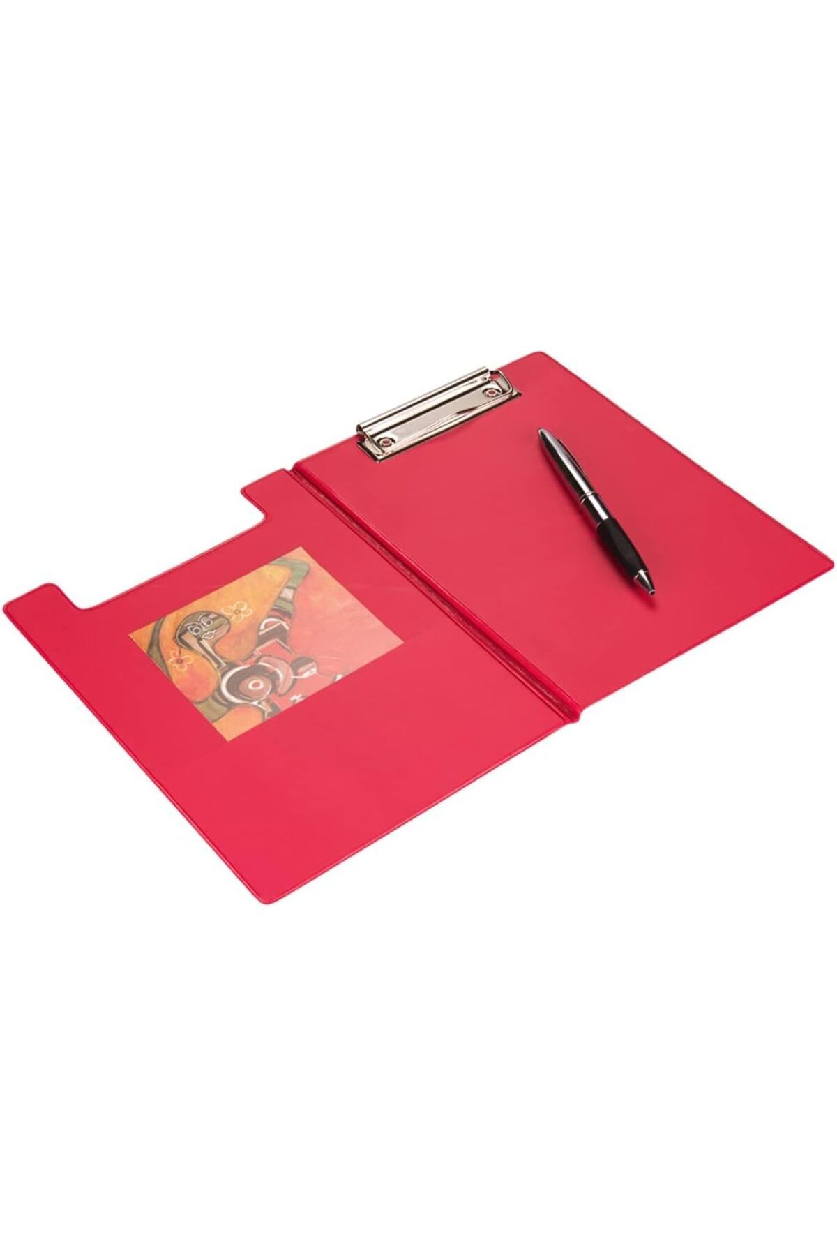 STOREMAX dlshop SEKRETERLİK KAPAKLI A5 KÜÇÜK BOY PVC 17,5X24 CM. KIRMIZI - DİKKAT SADECE A5 EBAT EVRAKLA