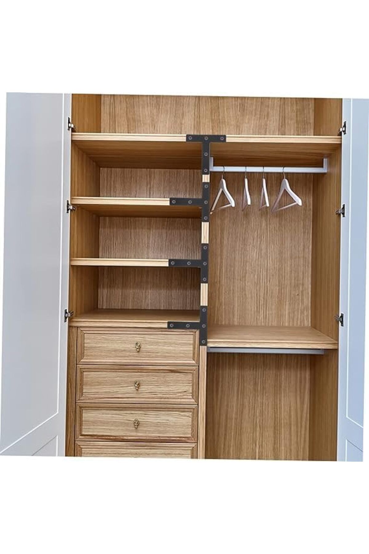 STOREMAX-Svticaret 10 Pcs T-Pattern 8X8X1,5Cm Patch Furniture Fixed Suitable for Fixing Various Furniture 2