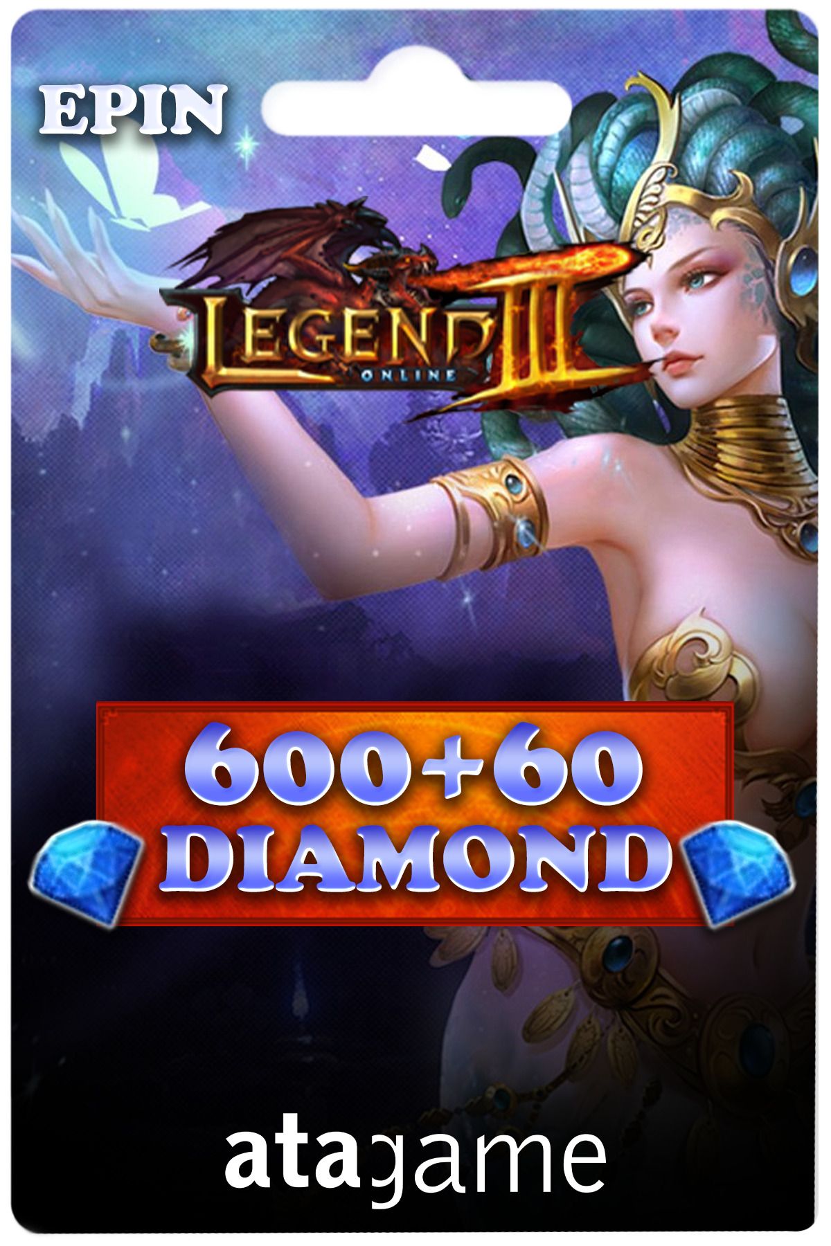 AtaGame Legend Online 600 + 60 Elmas G-Pay E-pin