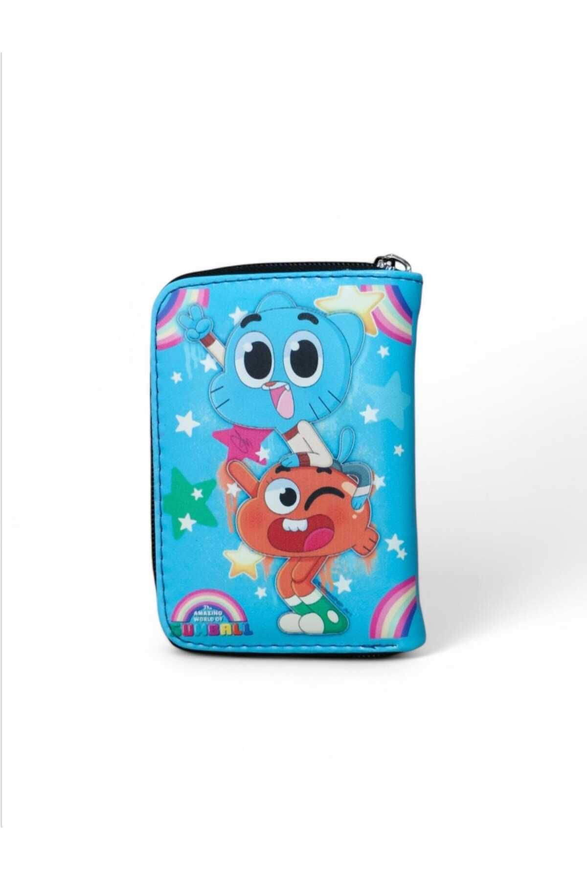 LEXA-Gumball and Darwin Patterned Children's Wallet 2
