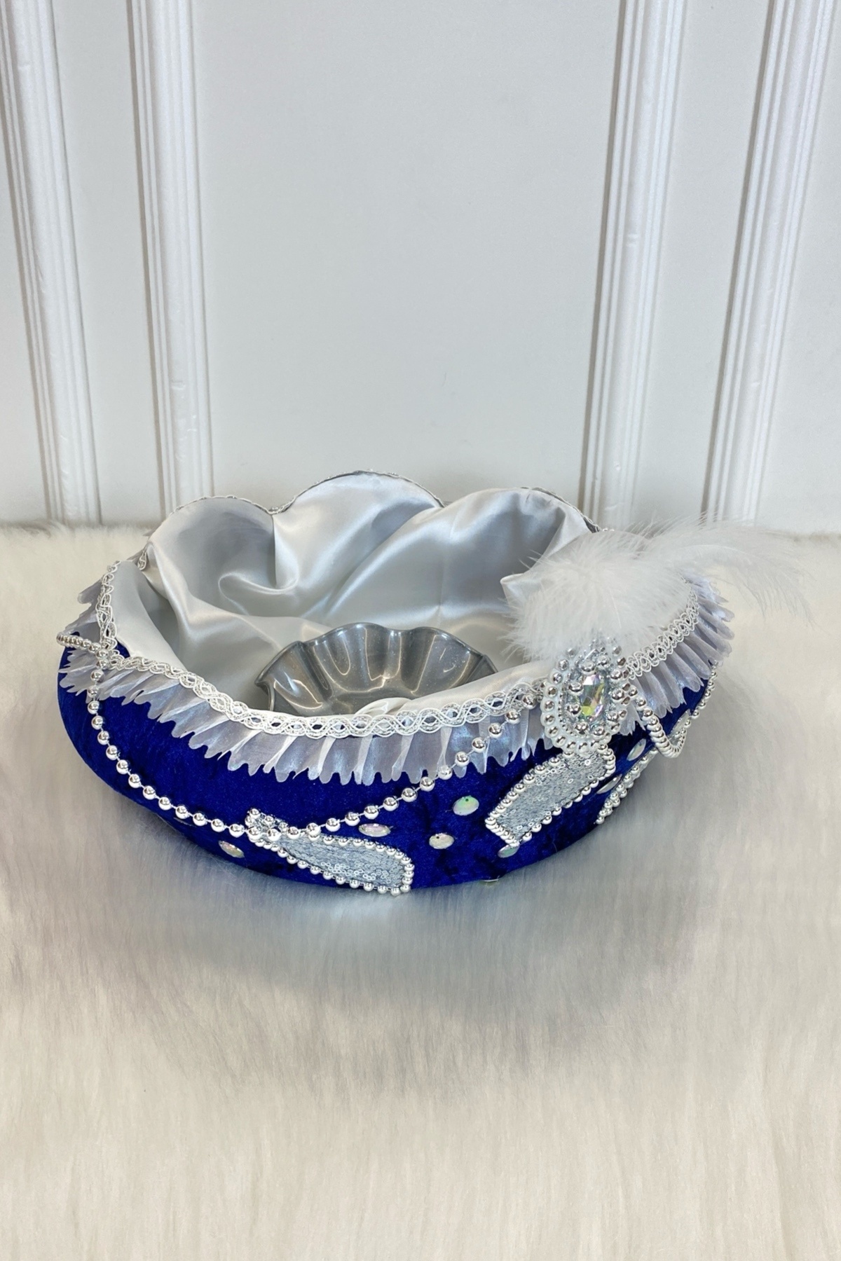 ZEYMERADE Lacivert Sünnet Sepeti Ve Sünnet Tepsisi Takımı, Bebek Çocuk Mevlüt Düğünü Kınası Malzemeleri fotoğrafı 2 (önizleme)