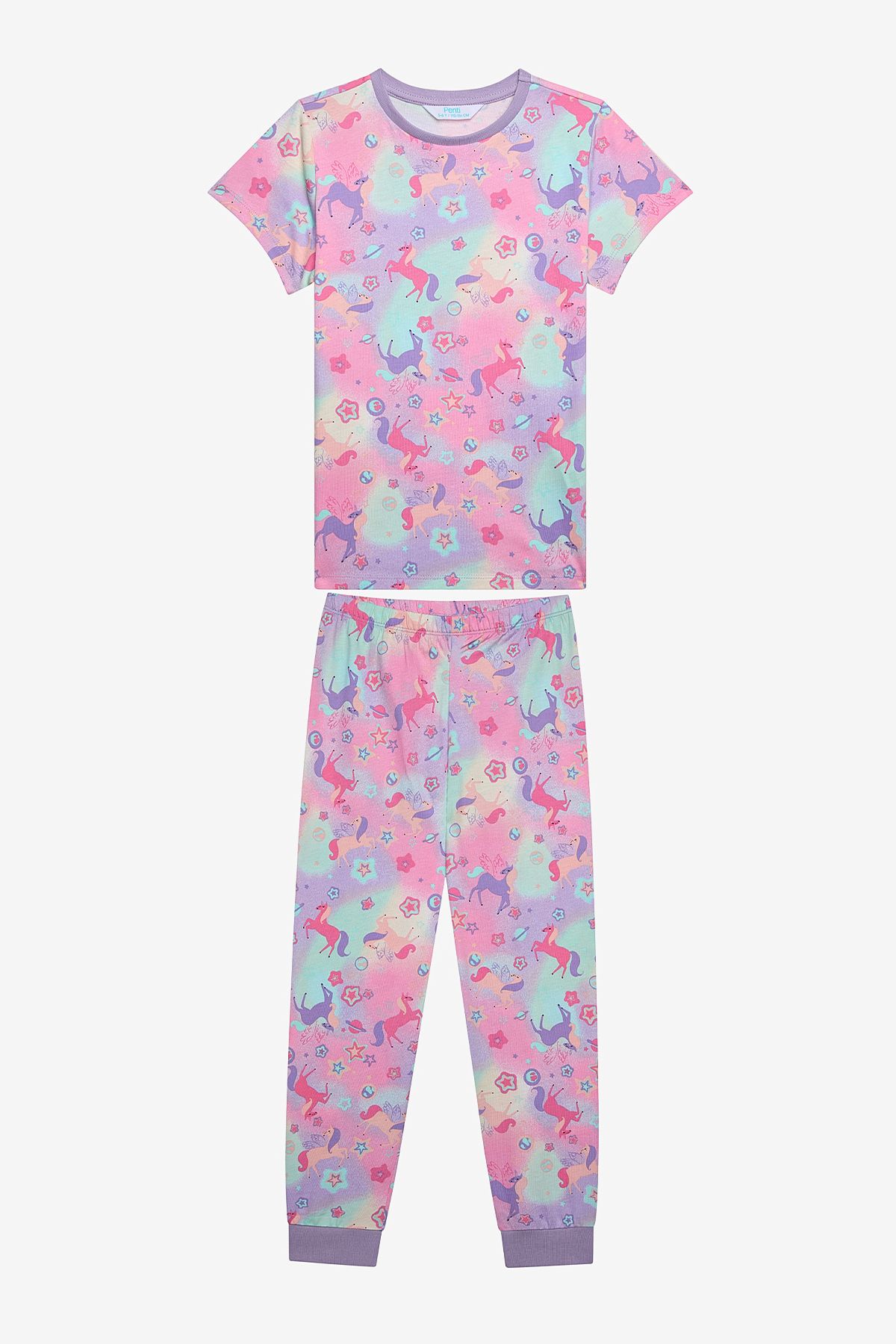 Penti-Girl's Magical 2-Piece Multicolor Pajama Set 5