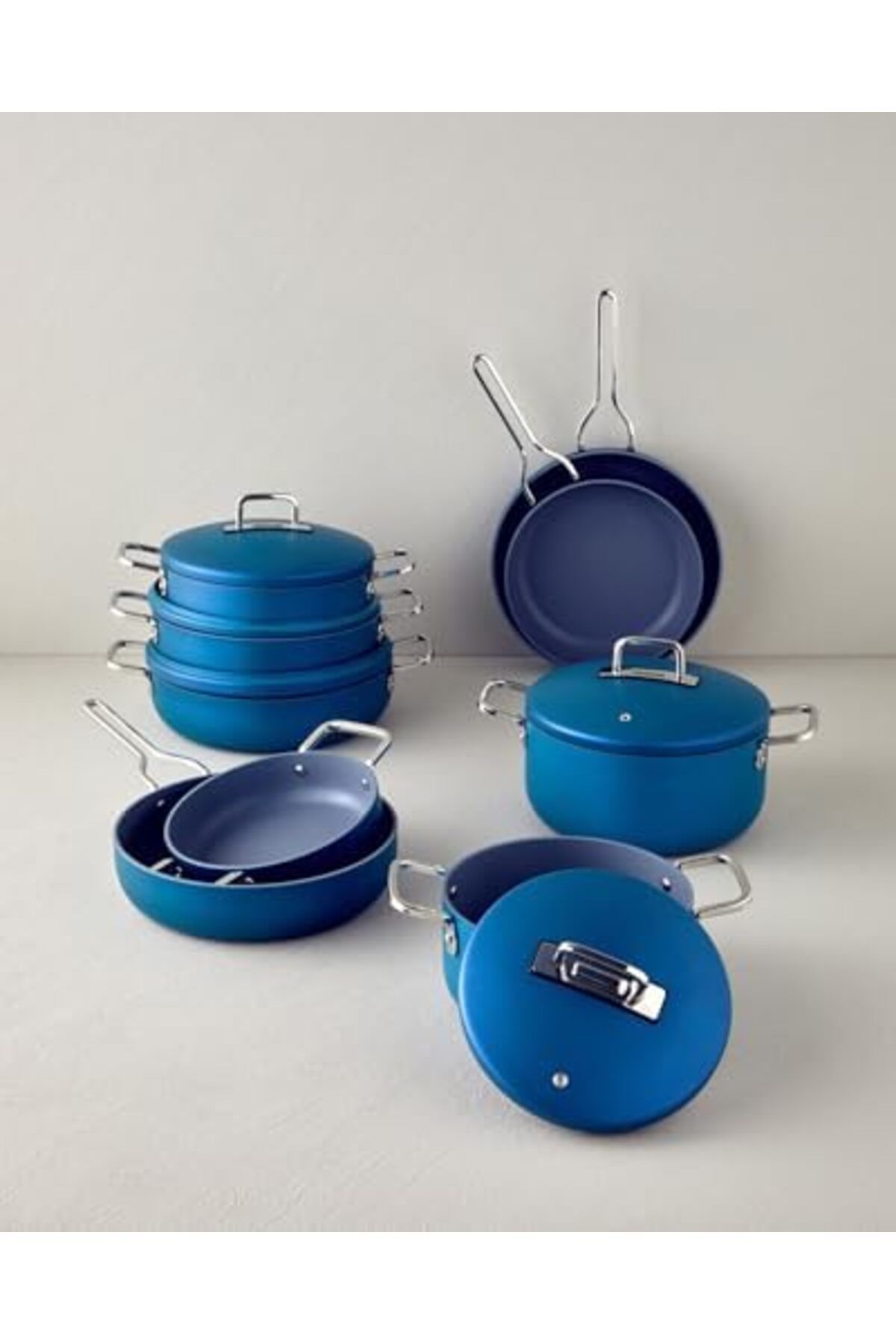 Genel Markalar mrtshop Home Luna Pilav ve Karnıyarık Tenceresi 24 cm Mavi NewxDesingx 529847