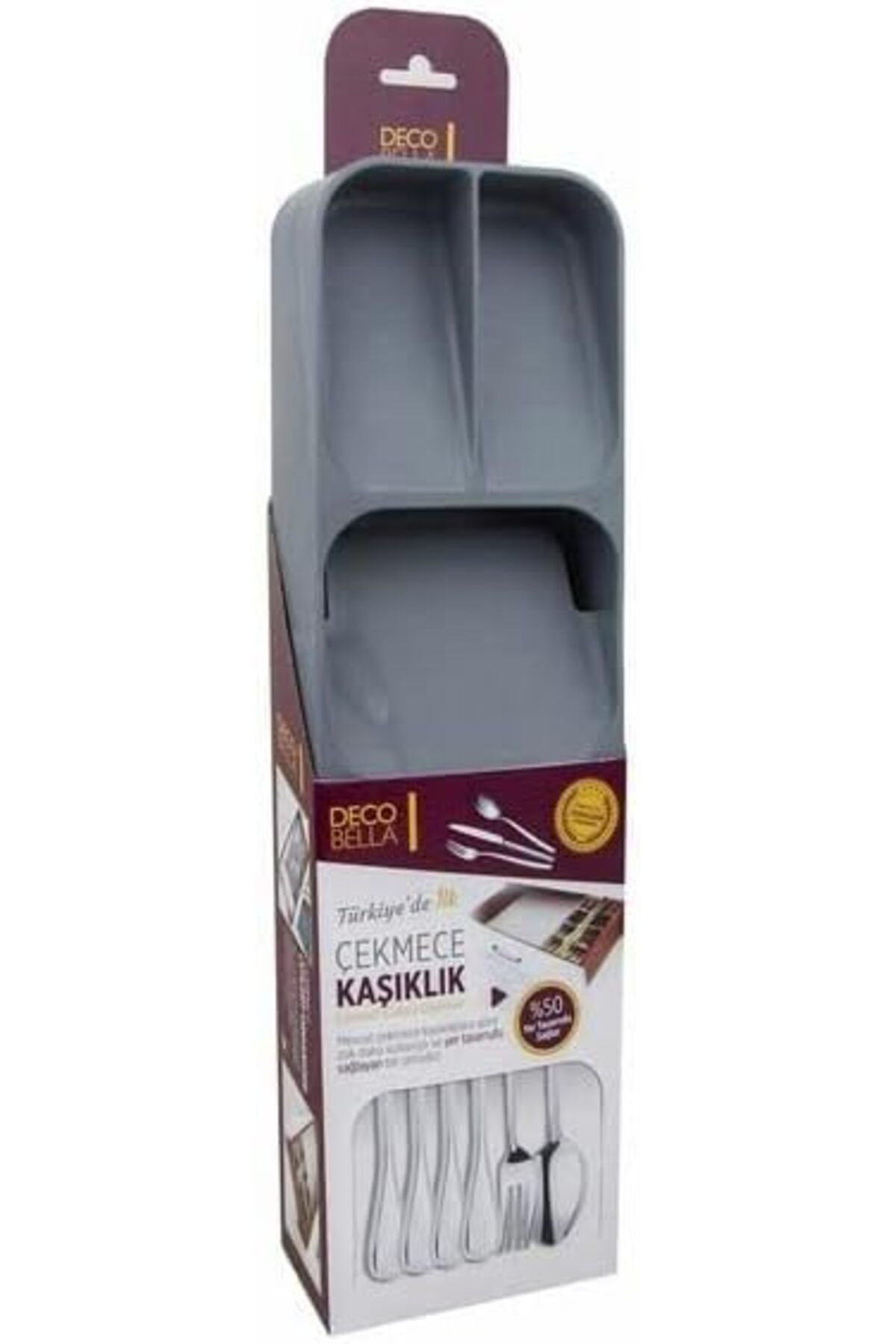 STOREMAX lbstorex 5 Bölmeli Çekmece Kaşıklık, Beyaz Newdsng 1116818