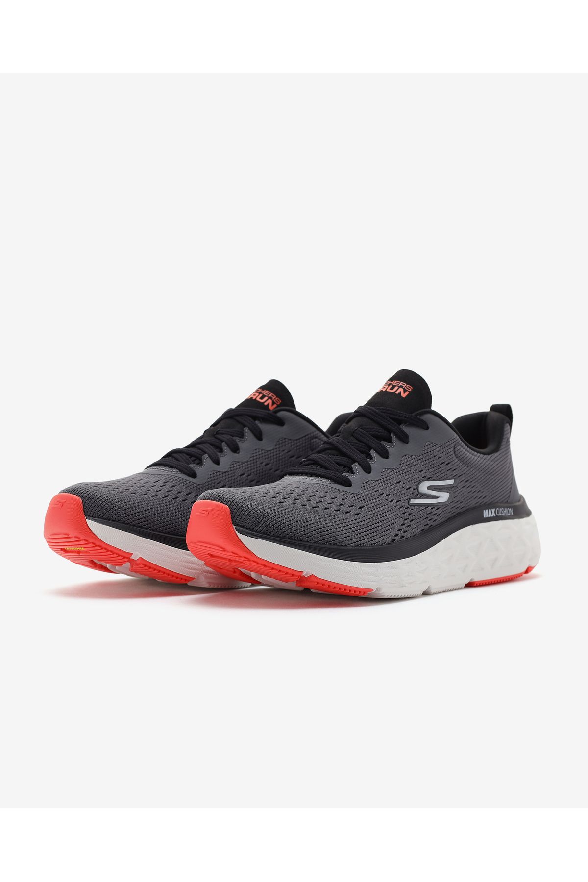 SKECHERS-Max Cushioning Delta - Men's Gray Running Shoes, Speed Up220358 Gybk 3
