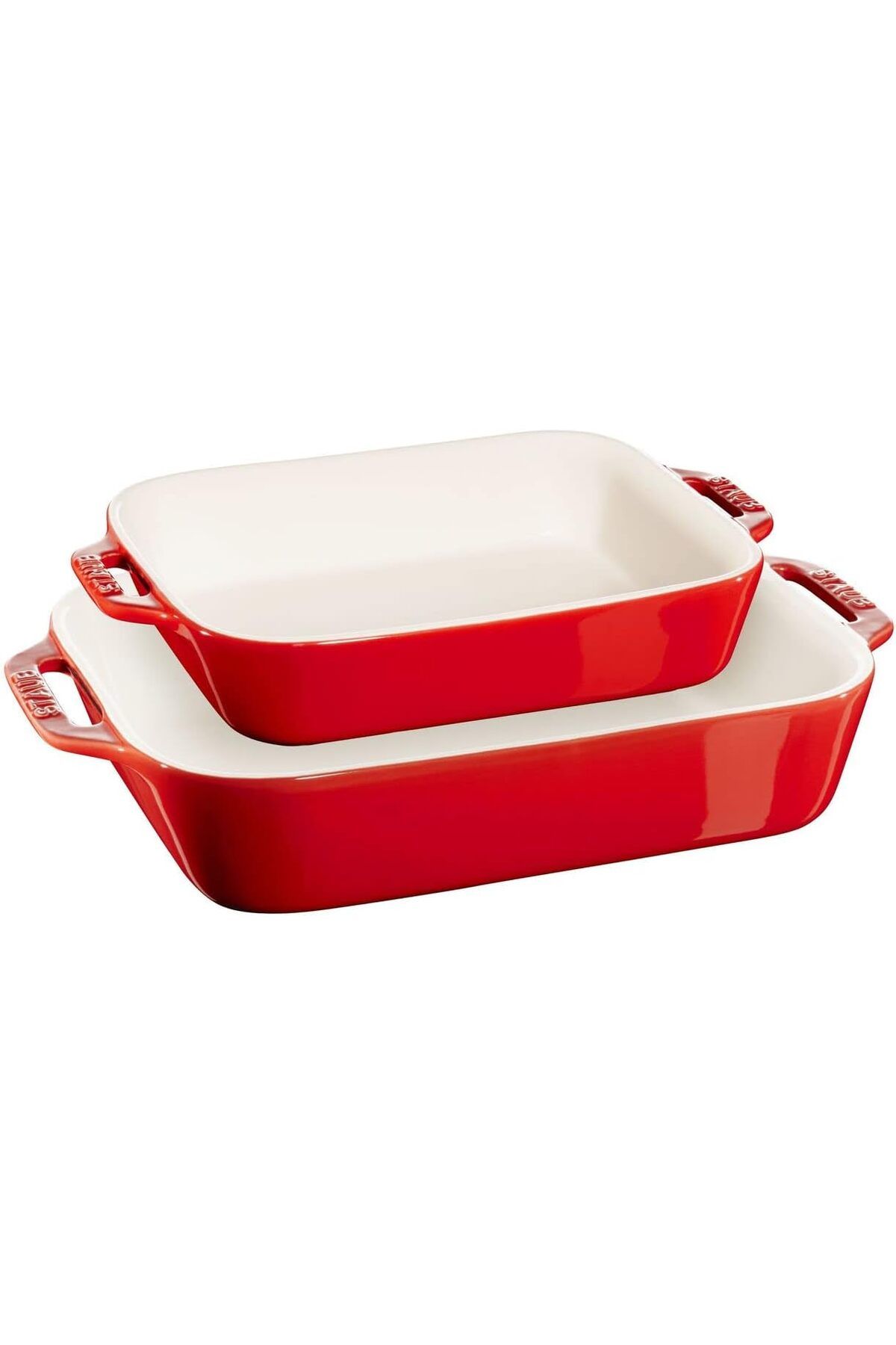 STOREMAX lbstorex Fırın Kabı Seti, 2'li, Dikdörtgen, Ceramic By Staub Newdsng 1116818