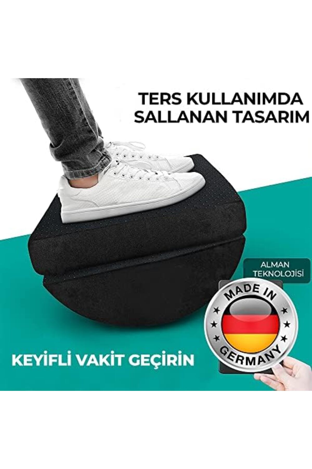 STOREMAX gelalpzr Minderi Ayaklık Altı Ayak Silindir Masa Rahatlatıcı Yarım Yeri Taburesi, Ayak Koyma Ay