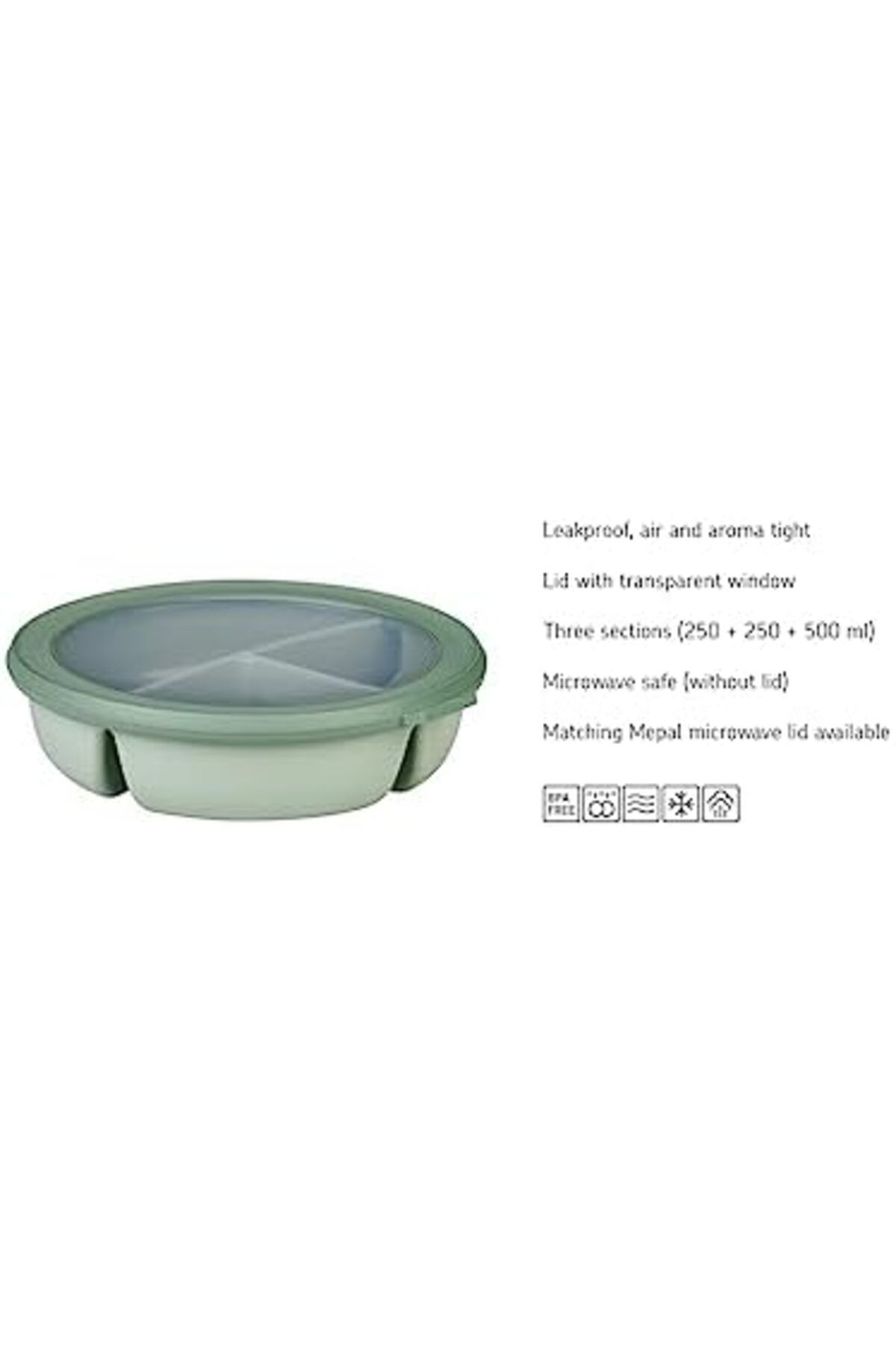 STOREMAX nslmshop Bento Bowl Cirqula (250+250+500 Ml) Life Store 1037065