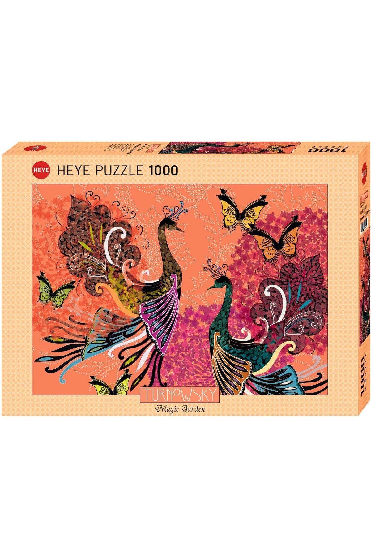 STOREMAX acelya Peacocks & Butterflies 1000 Parça Puzzle Star Shop Trend 1058548