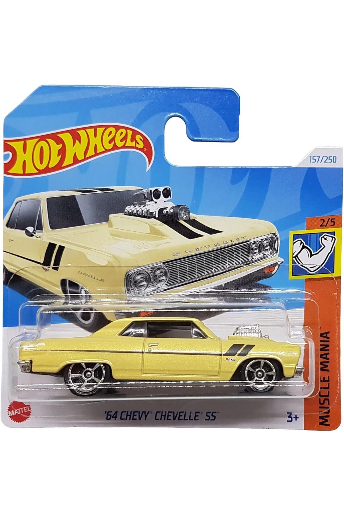 STOREMAX bystoreby Wheels - ´64 Chevy Chevelle SS - Muscle Mania 2/5 - HTD79 - Short Card - GM Chevrolet - s