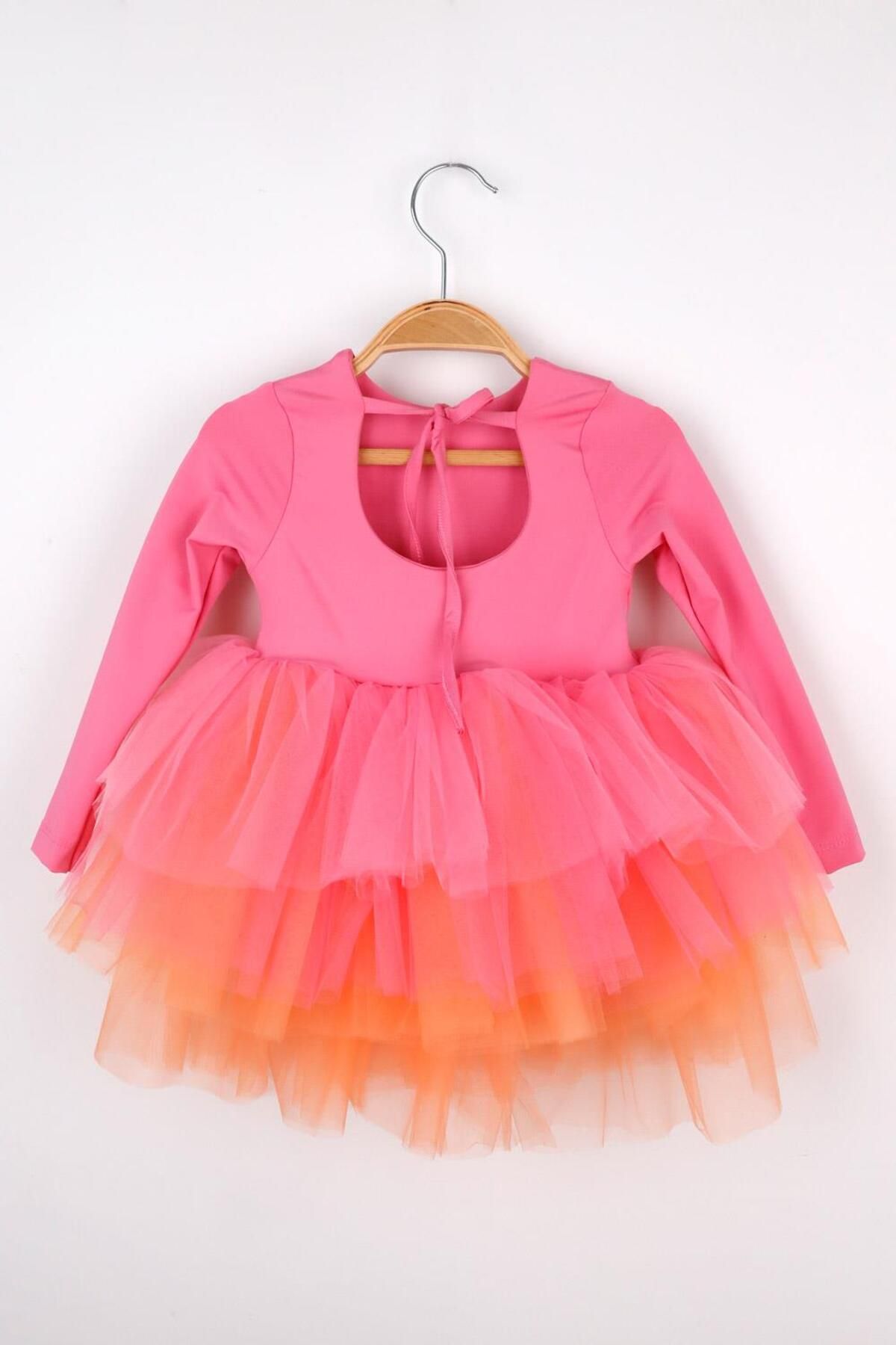 Le Mabelle-Ballerina-Kleid für Mädchen mit rosa Tutu-Rock – Miranda 4