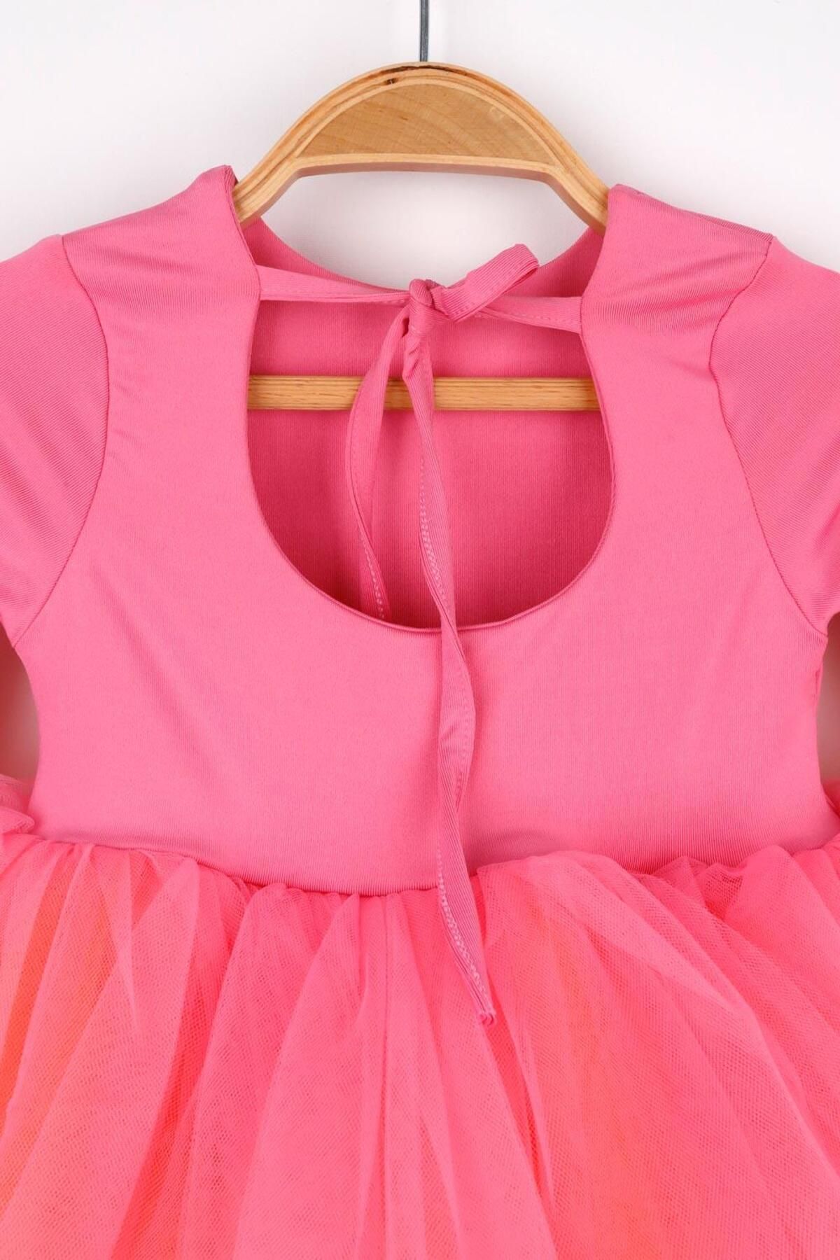 Le Mabelle-Ballerina-Kleid für Mädchen mit rosa Tutu-Rock – Miranda 5