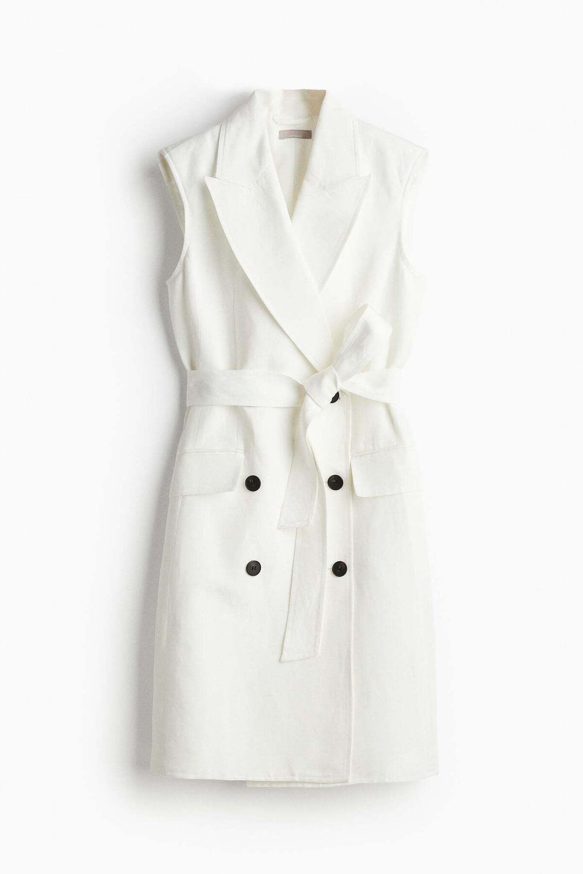 H&M-Linen-blend blazer dress 2