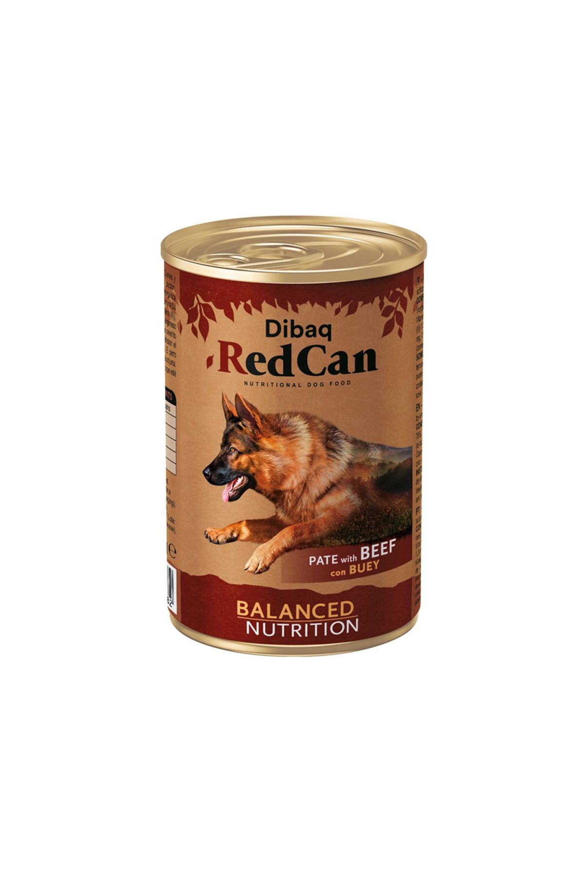 Dibaq Red Cat-Dibaq Red Can Pate with Beef Canned Dog Food - 400 g 1