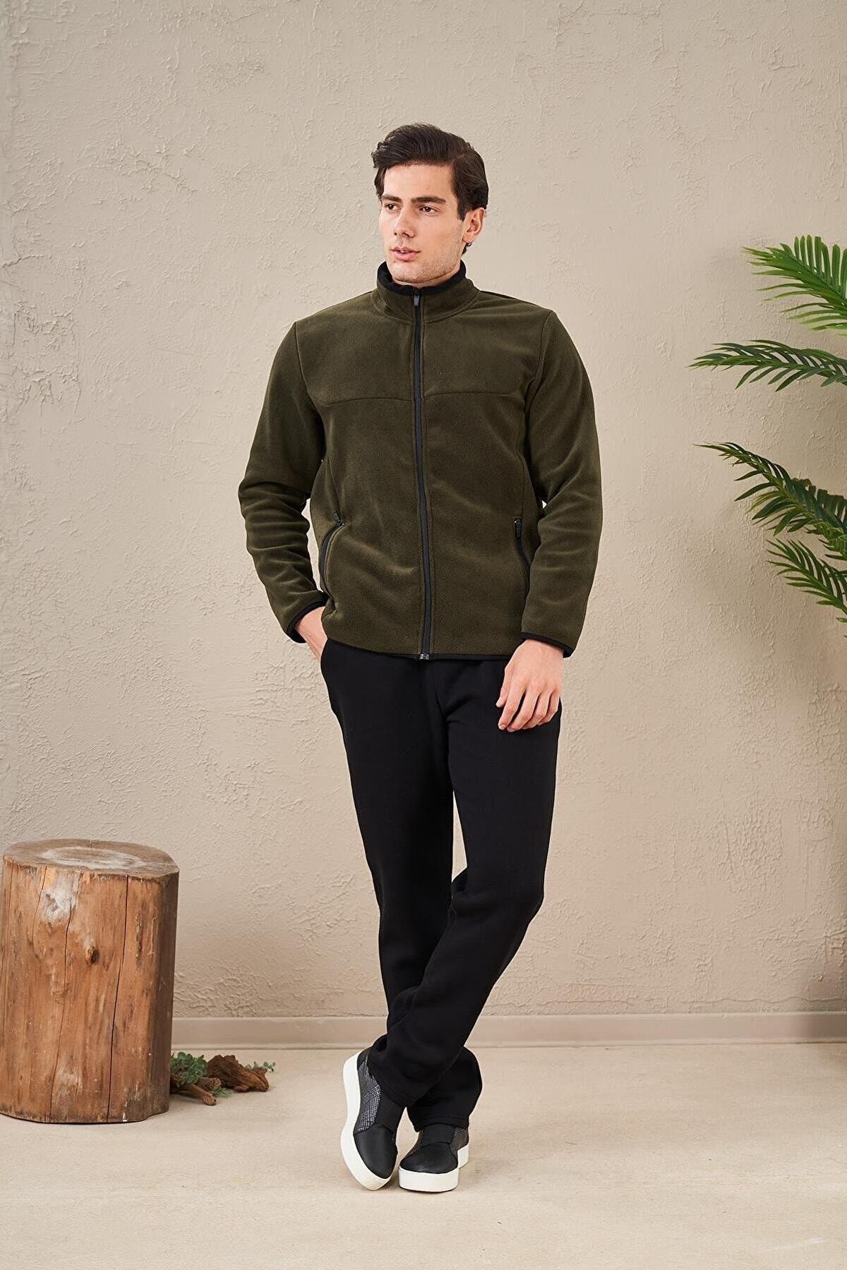 Pjs Pijama-Pjs 23714 Men's Zippered Fleece Tracksuit Set 2