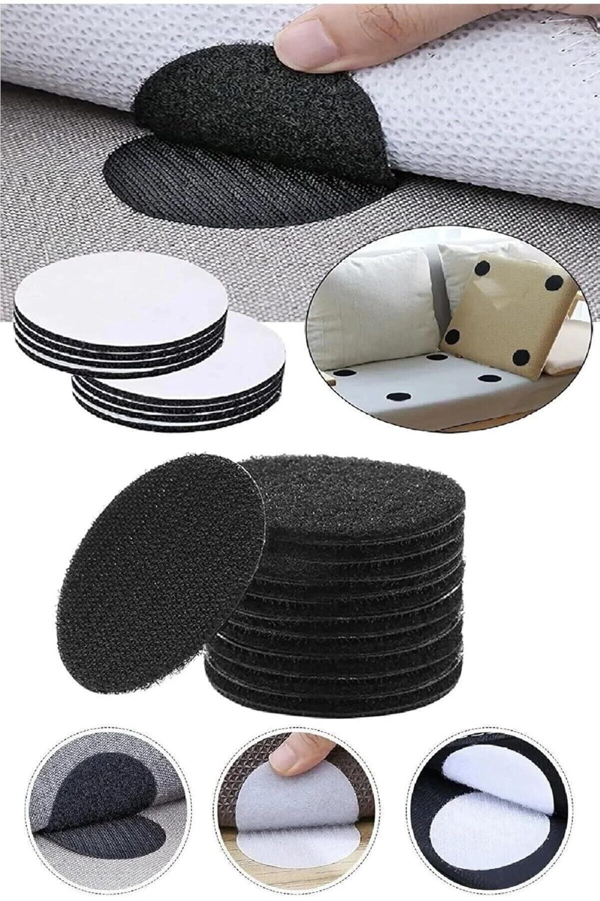 STOREMAX nffashopm Concept Halı Kilim Nevresim Örtü Kaydırmaz Minder Cırt Bant Seti Yapışkanlı Halı