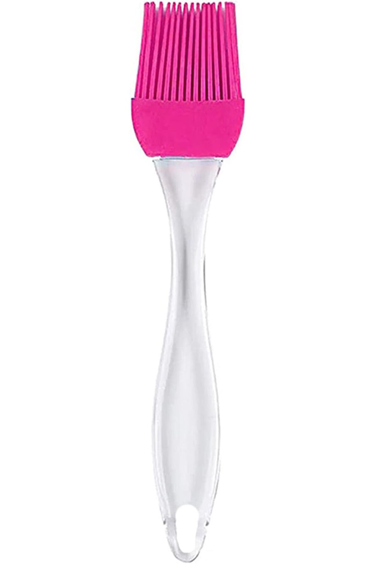 STOREMAX 8683200802968 Şeffaf Saplı Silikon Yumurta Fırçası, Çok Renkli, Medium