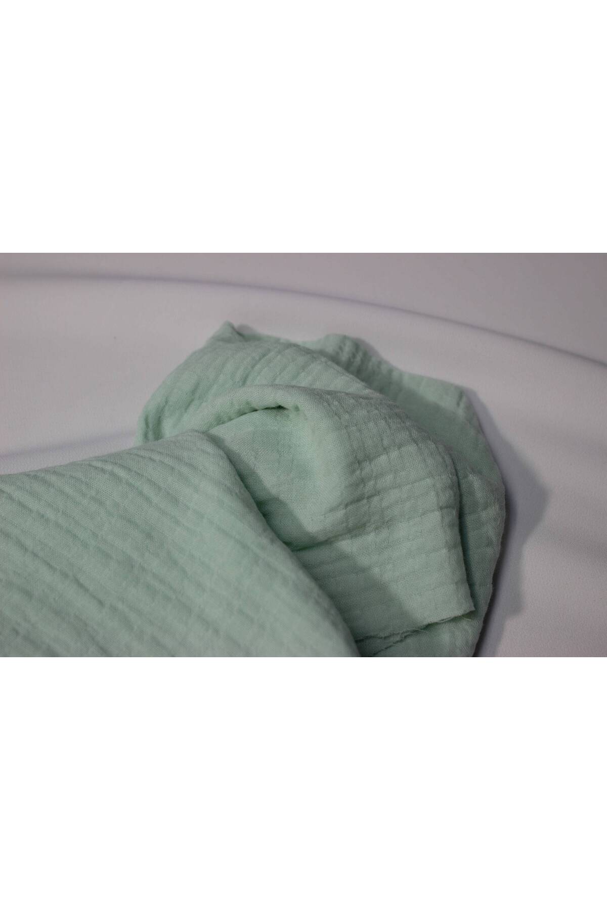 FabricLoom Soft and Lightweight Double Gauze Muslin Fabric - 100% Cotton - Safe for Babies, Perfect for DIY and fotoğrafı 2 (önizleme)