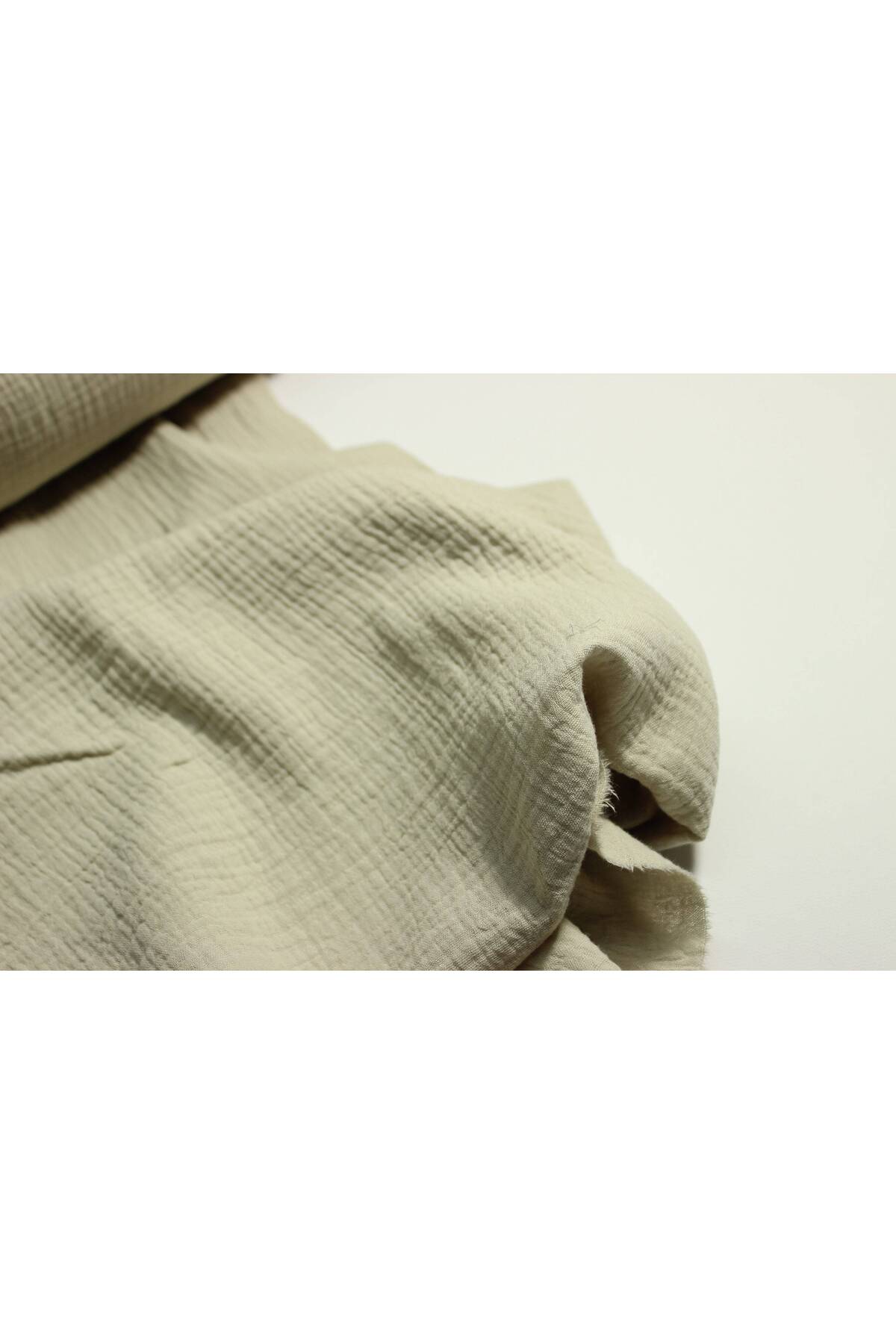 FabricLoom Soft and Lightweight Double Gauze Muslin Fabric - 100% Cotton - Safe for Babies, Perfect for DIY and fotoğrafı 6 (önizleme)