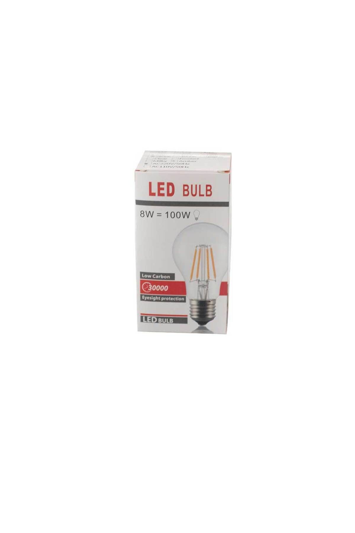 Homelux Bec Led Cu Filament 8w, E27, 640 Lm, Tip Chihlimbar, A60-8lwa - One Size