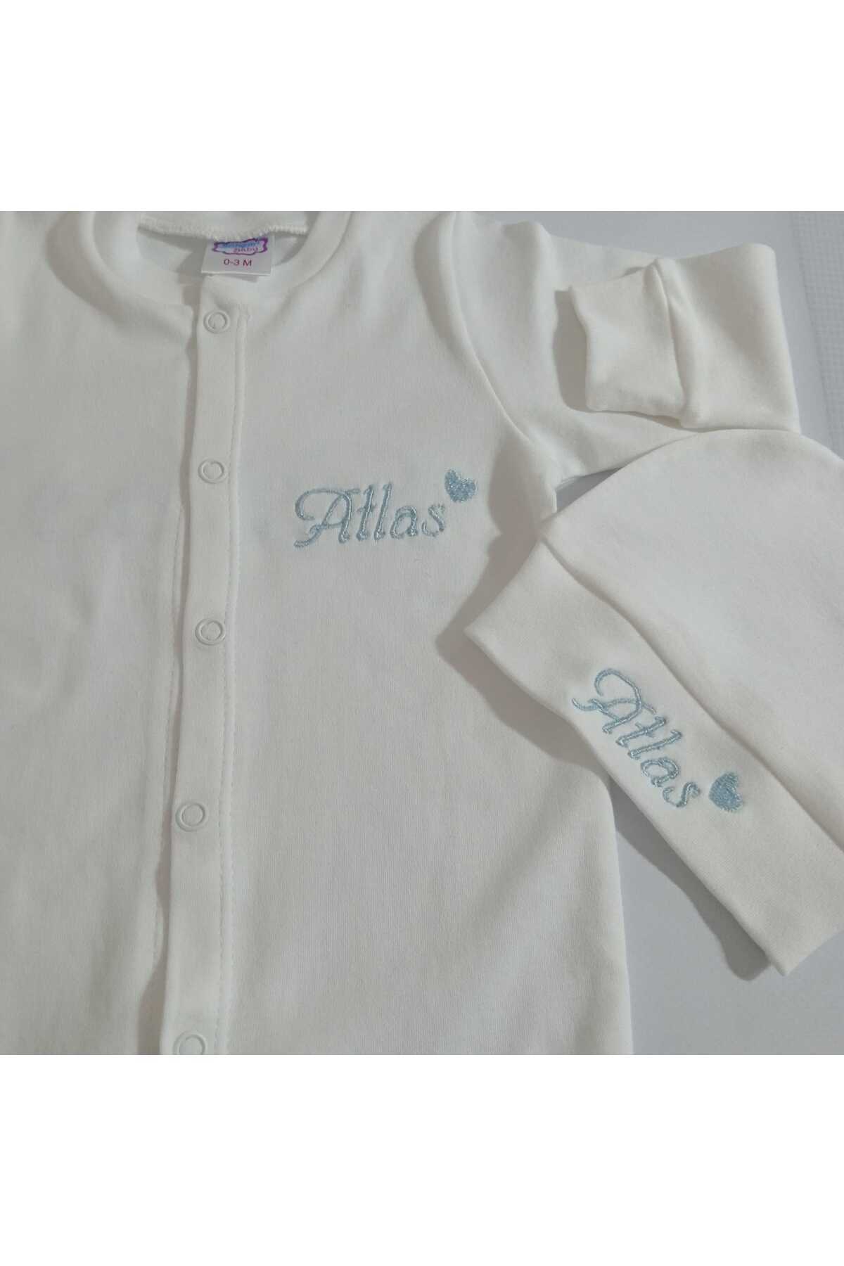 MODA HASTANE ÇIKIŞI BEBEK TULUMU KİŞİYE ÖZEL İSİM HARF SEÇENEĞİ fotoğrafı 2 (önizleme)