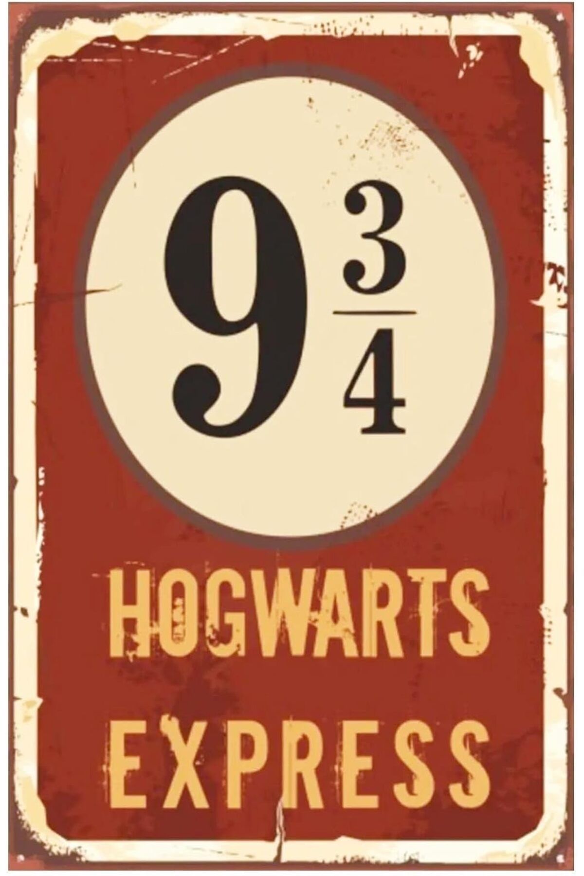 STOREMAX nffashopm Hogwarts Express Retro Vintage Drtr0106 Ahşap Mdf Tablo storestarx 1051353