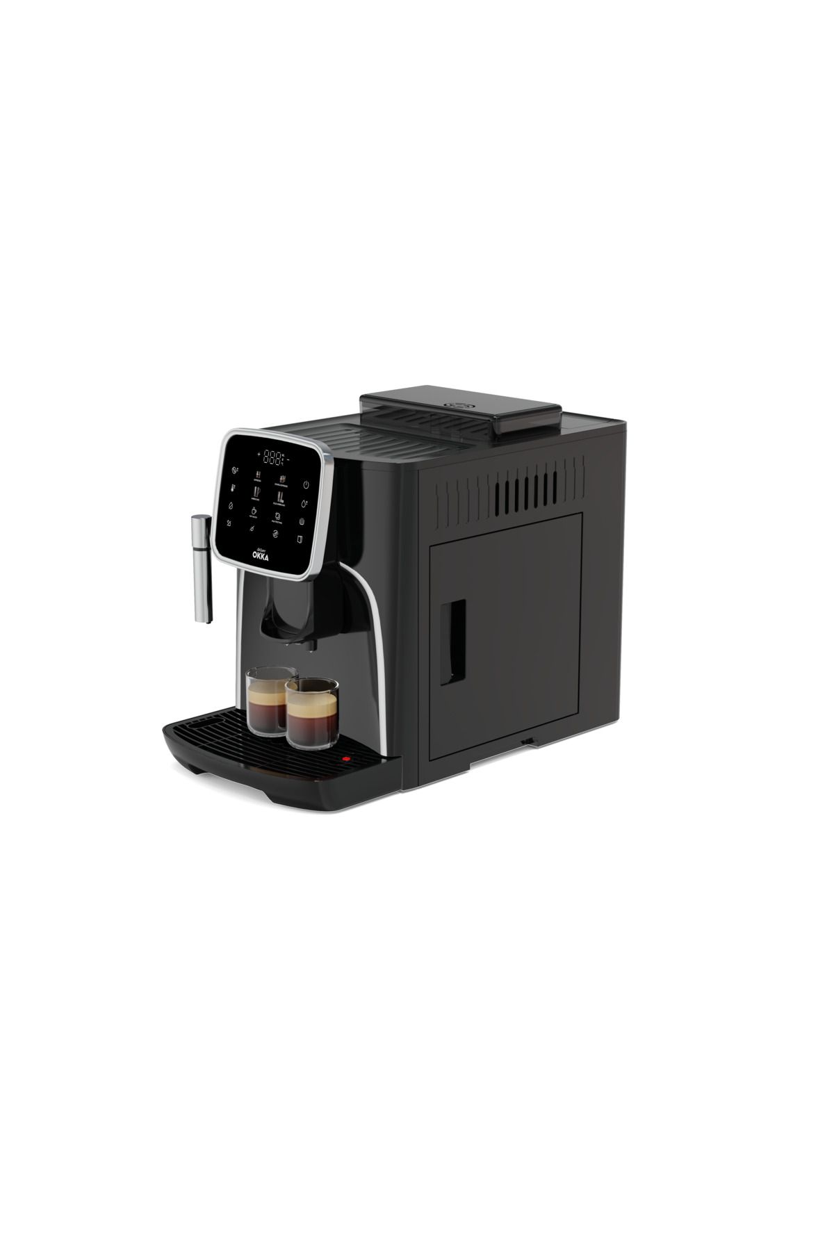 Arzum-Okka Espresso Pro fully Automatic Espresso Machine,1.8L ,Built In Grinder, Chrome,OK0030-05 2